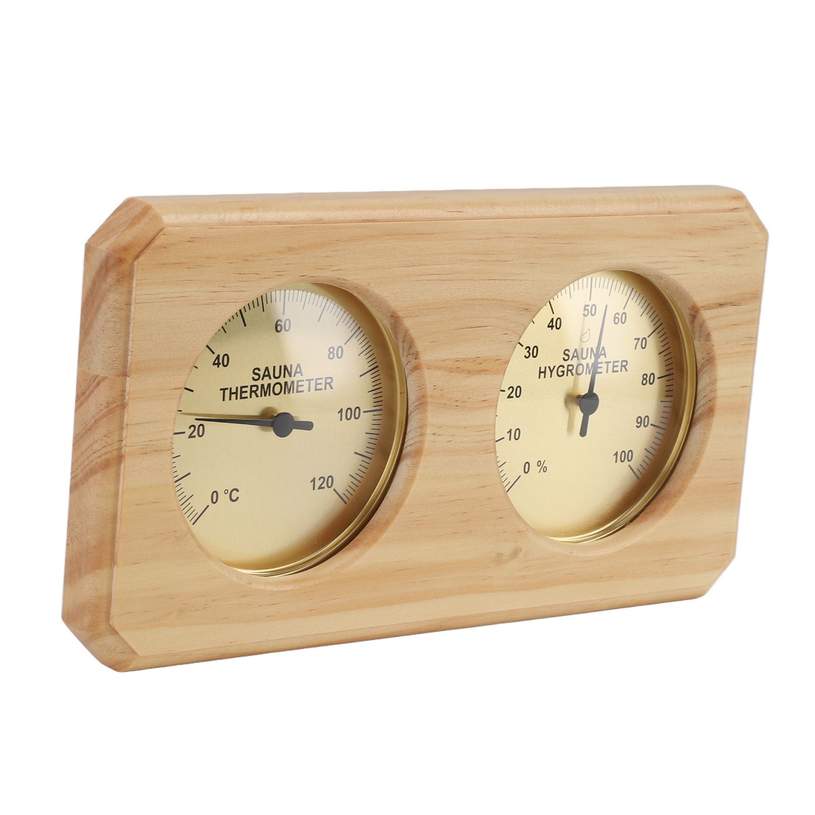 Wooden Sauna Thermometer Hygrometer 2 in 1 Humidity Temperature Measurement view 8