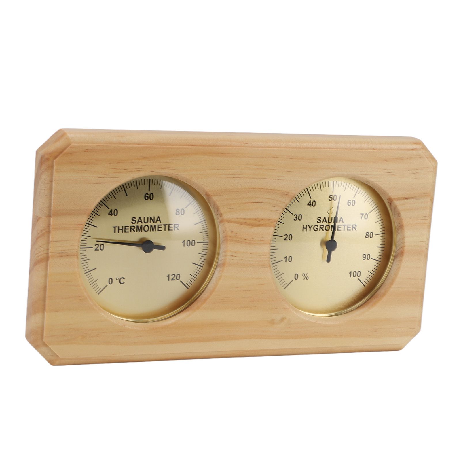 Wooden Sauna Thermometer Hygrometer 2 in 1 Humidity Temperature Measurement view 9