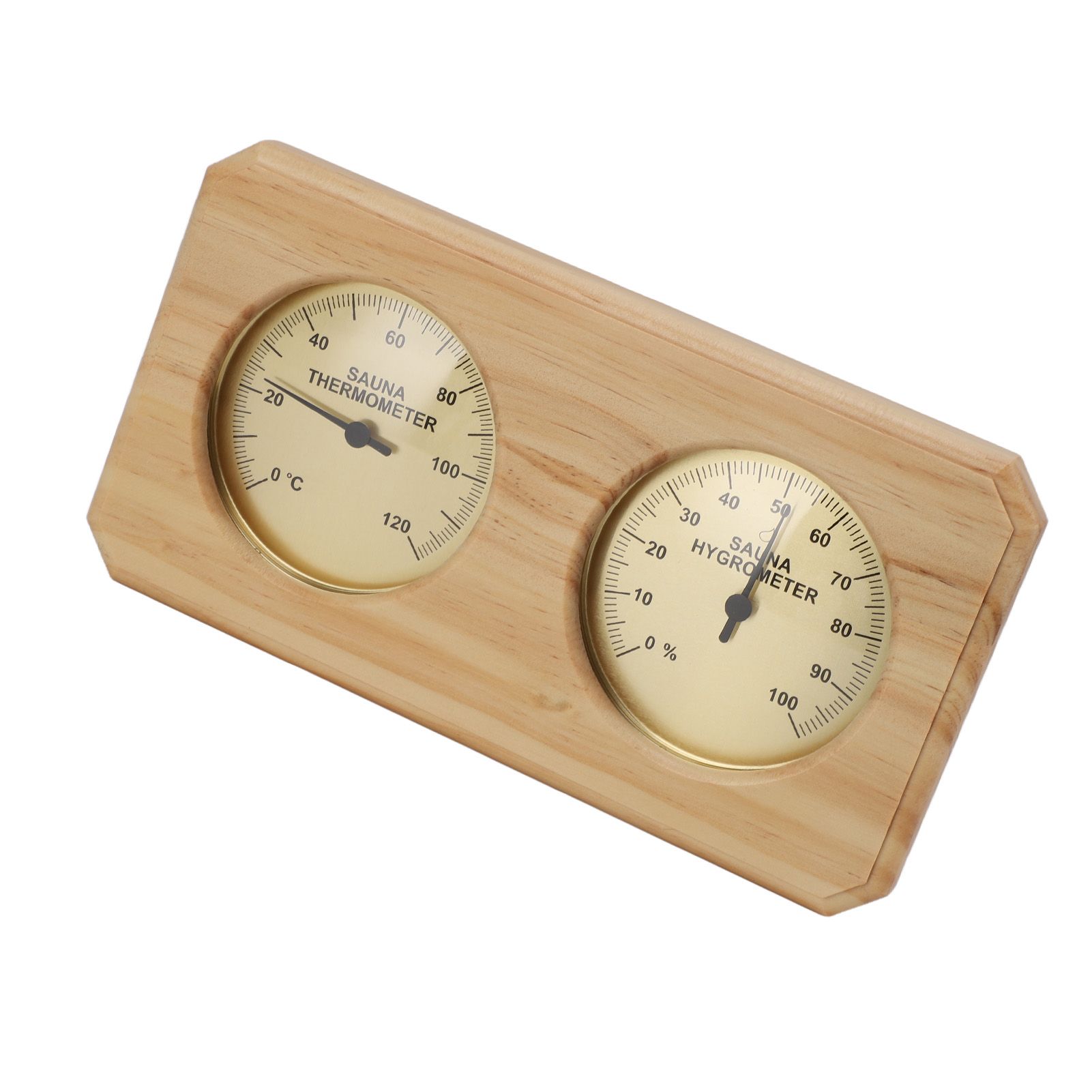 Wooden Sauna Thermometer Hygrometer 2 in 1 Humidity Temperature Measurement view 10
