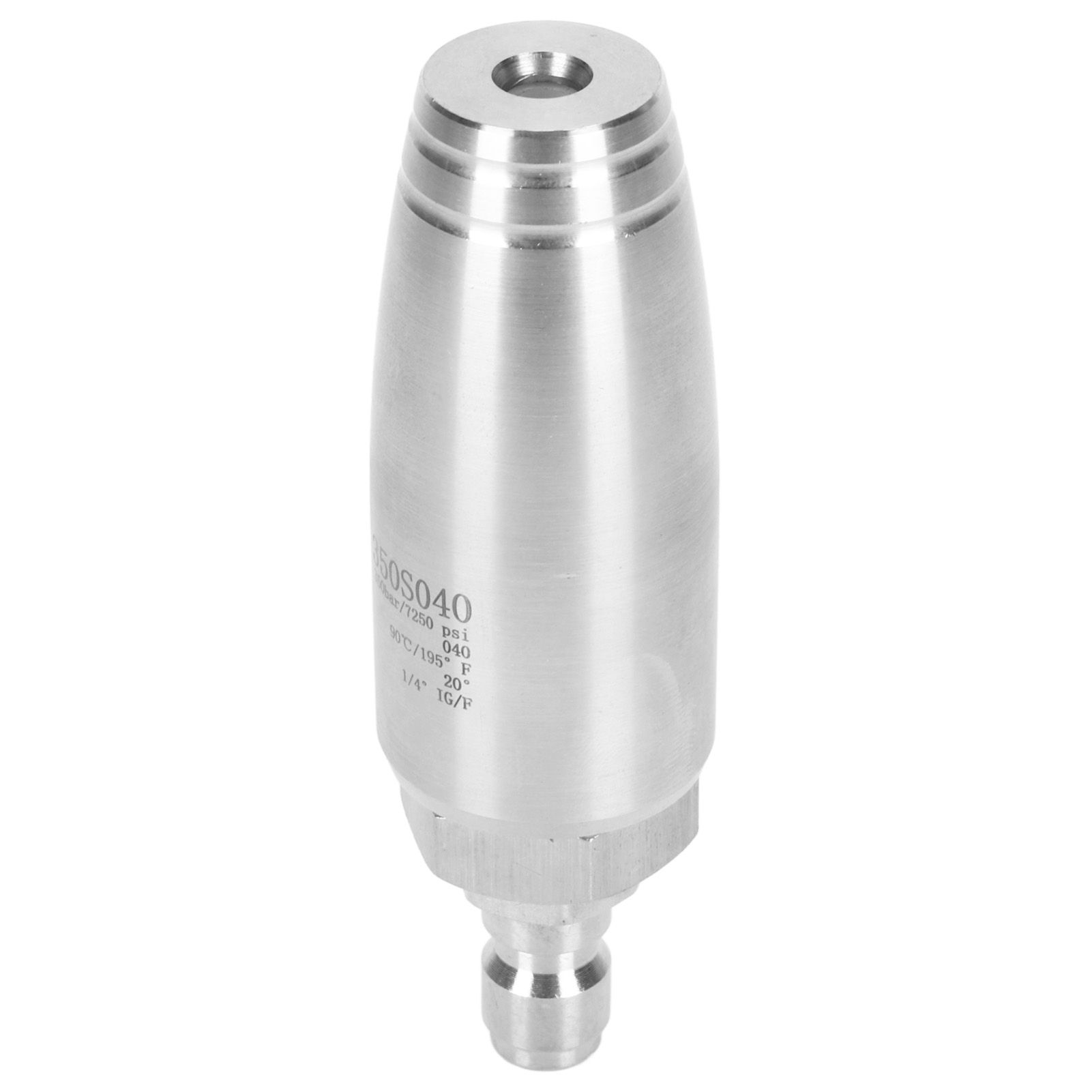 High Pressure Rotary Nozzle 1/4inch Quick Connector 350bar Stainless Steel view 4