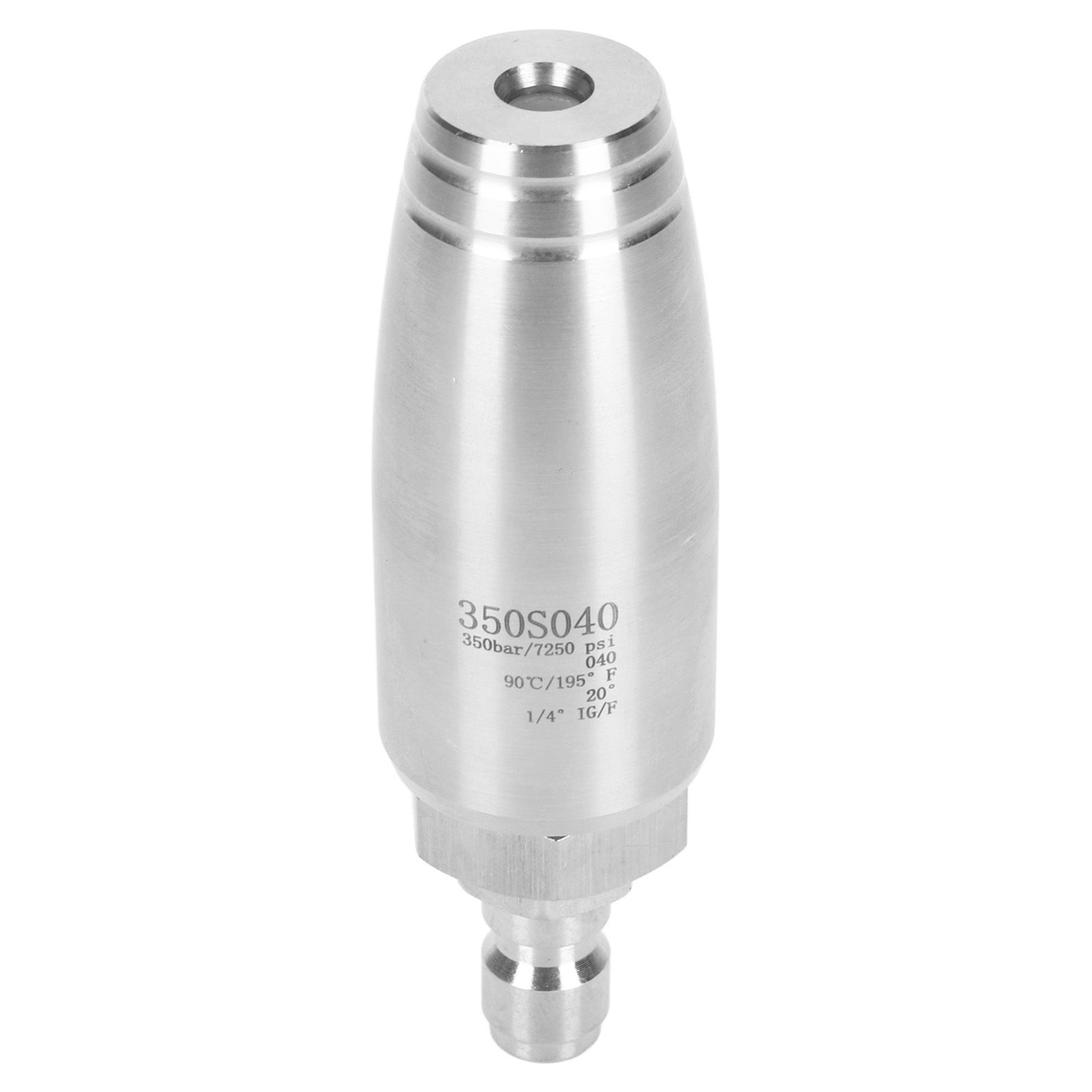 High Pressure Rotary Nozzle 1/4inch Quick Connector 350bar Stainless Steel view 5