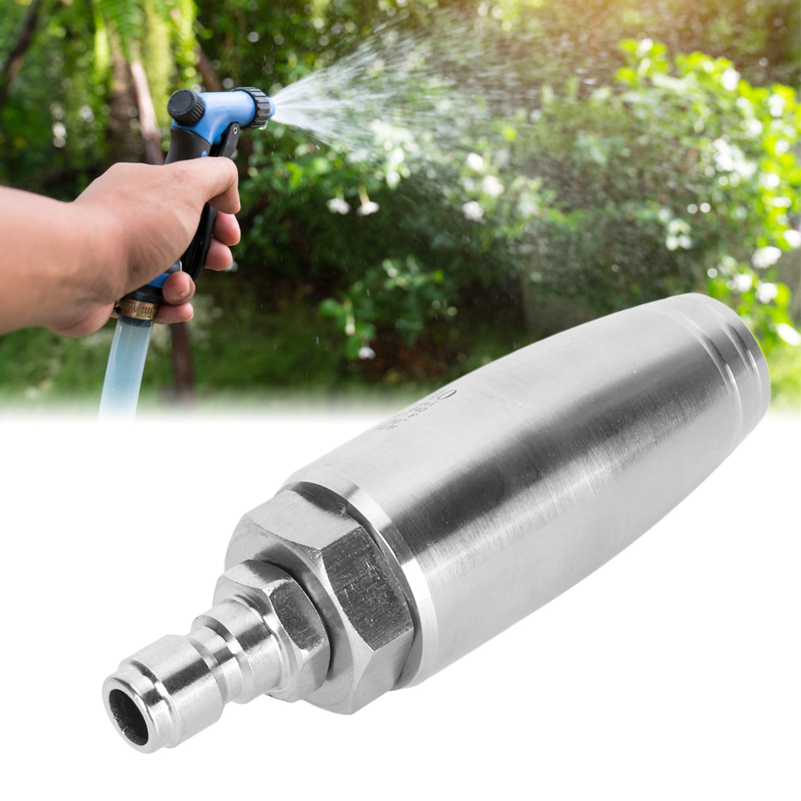 High Pressure Rotary Nozzle 1/4inch Quick Connector 350bar Stainless Steel view 12