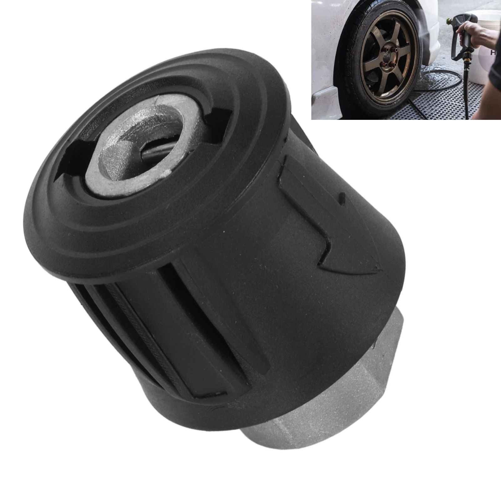 M22 Adapter 14mm High Pressure Washer Hose Pipe Quick Connector M22 14MM view 12