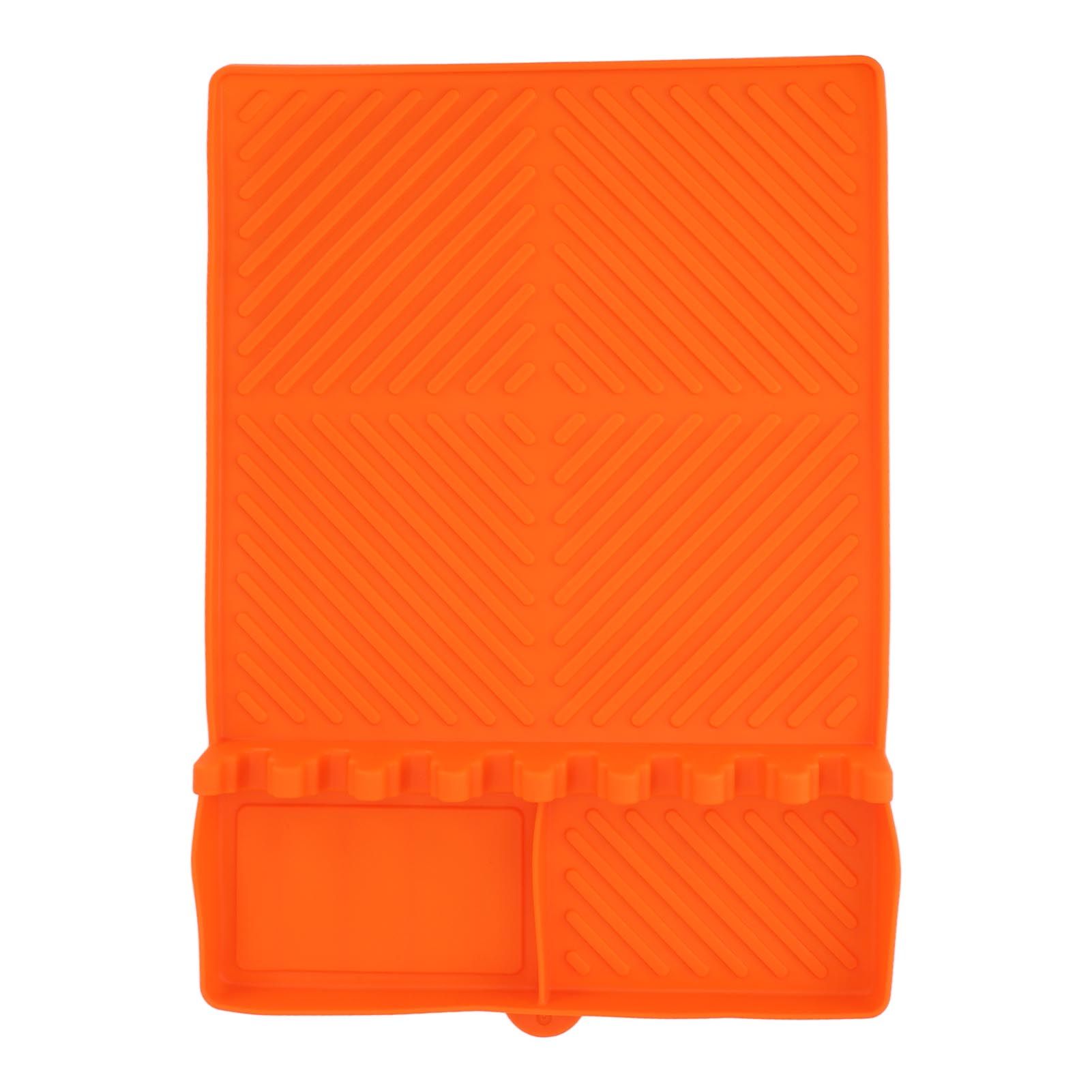 Grill Tools Mat Silicone 8 Slots 16x11.5in Anti Slip Heat Resistant Easy to view 10
