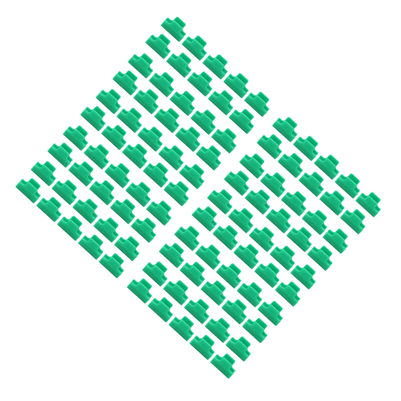 100pcs Greenhouse Clamps Film Row Cover Netting Tunnel Hoop Clip Frame Shading view 9
