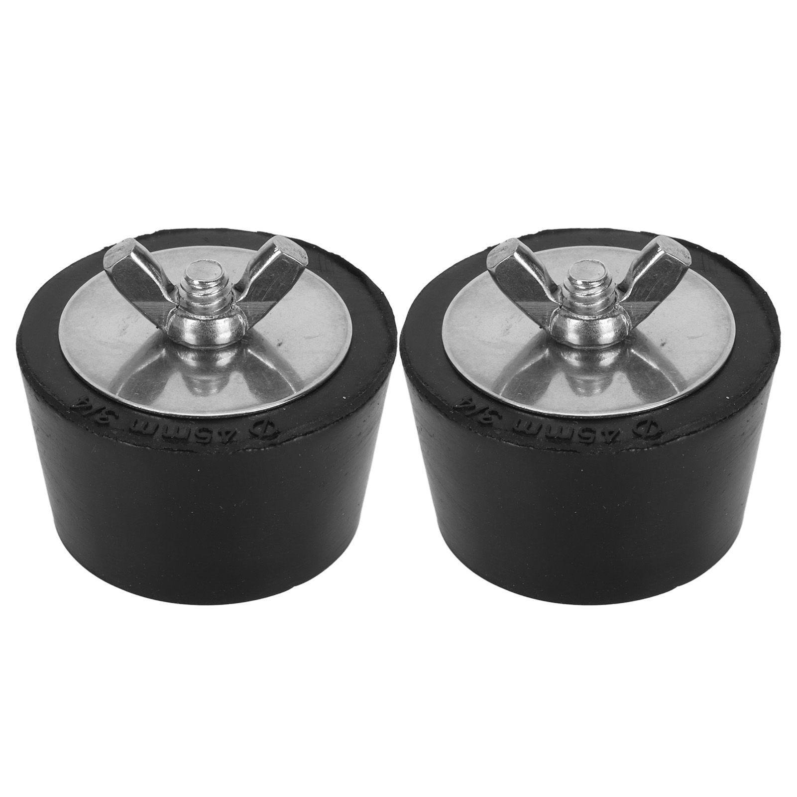 2PCS Pool Winterizing Plug Rubber Stainless Steel Pool Winter Expansion Plugs