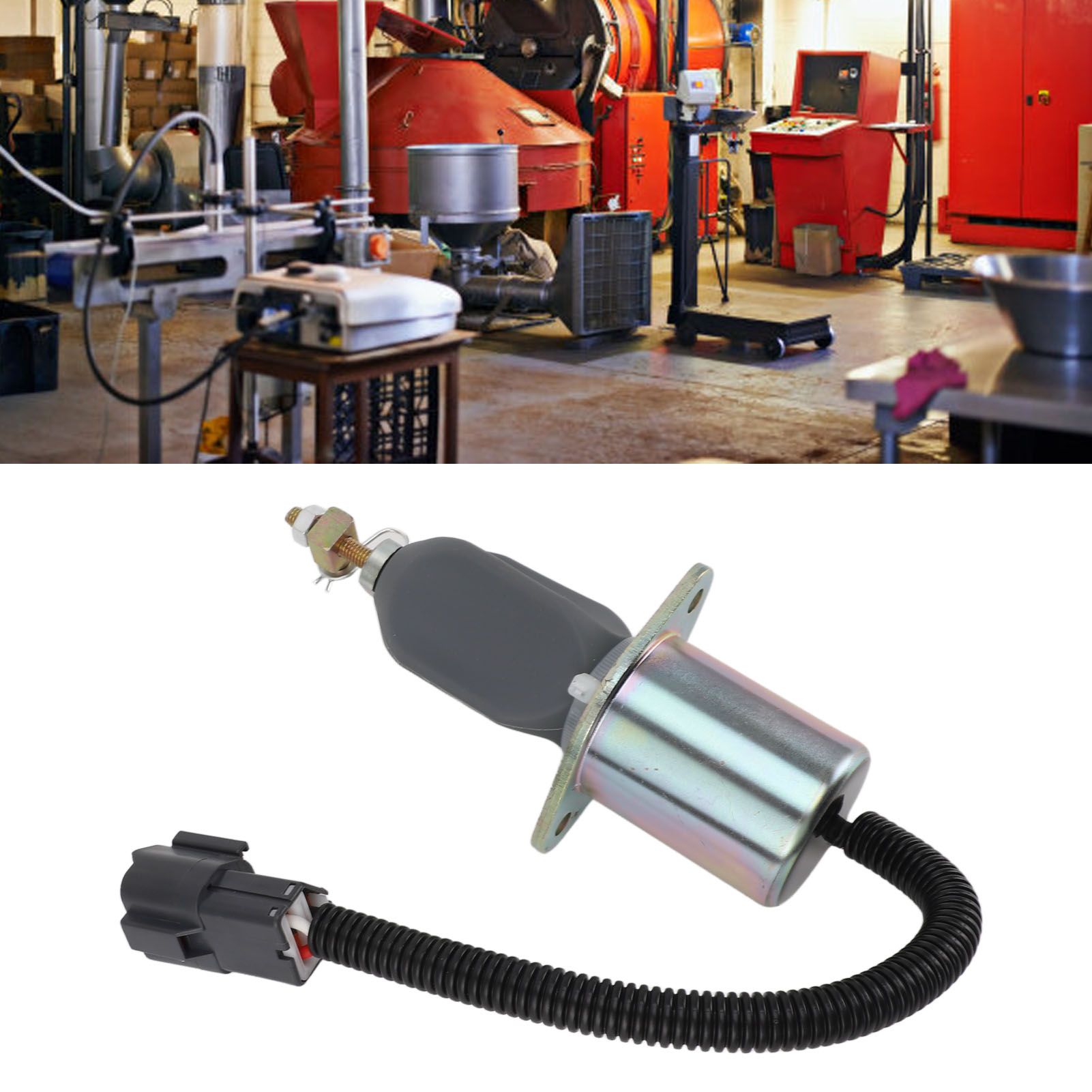 12V Fuel Shut Off Solenoid 1751ES 12A3UC12B1S Accurate Fuel Cut Off Stop view 12