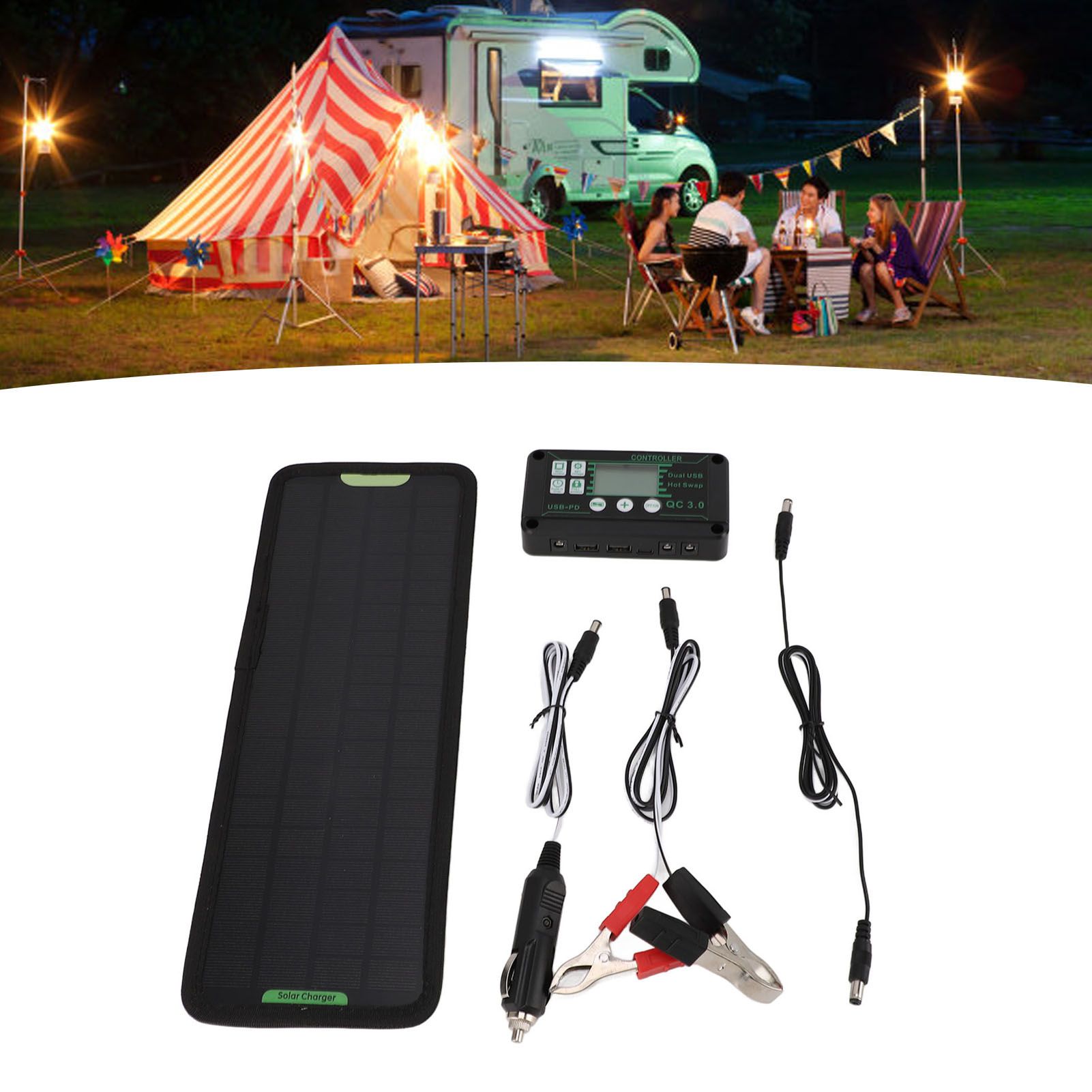 12V 10W MPPT Solar Charge Controller Power Loss Prevention Waterproof 12V view 12