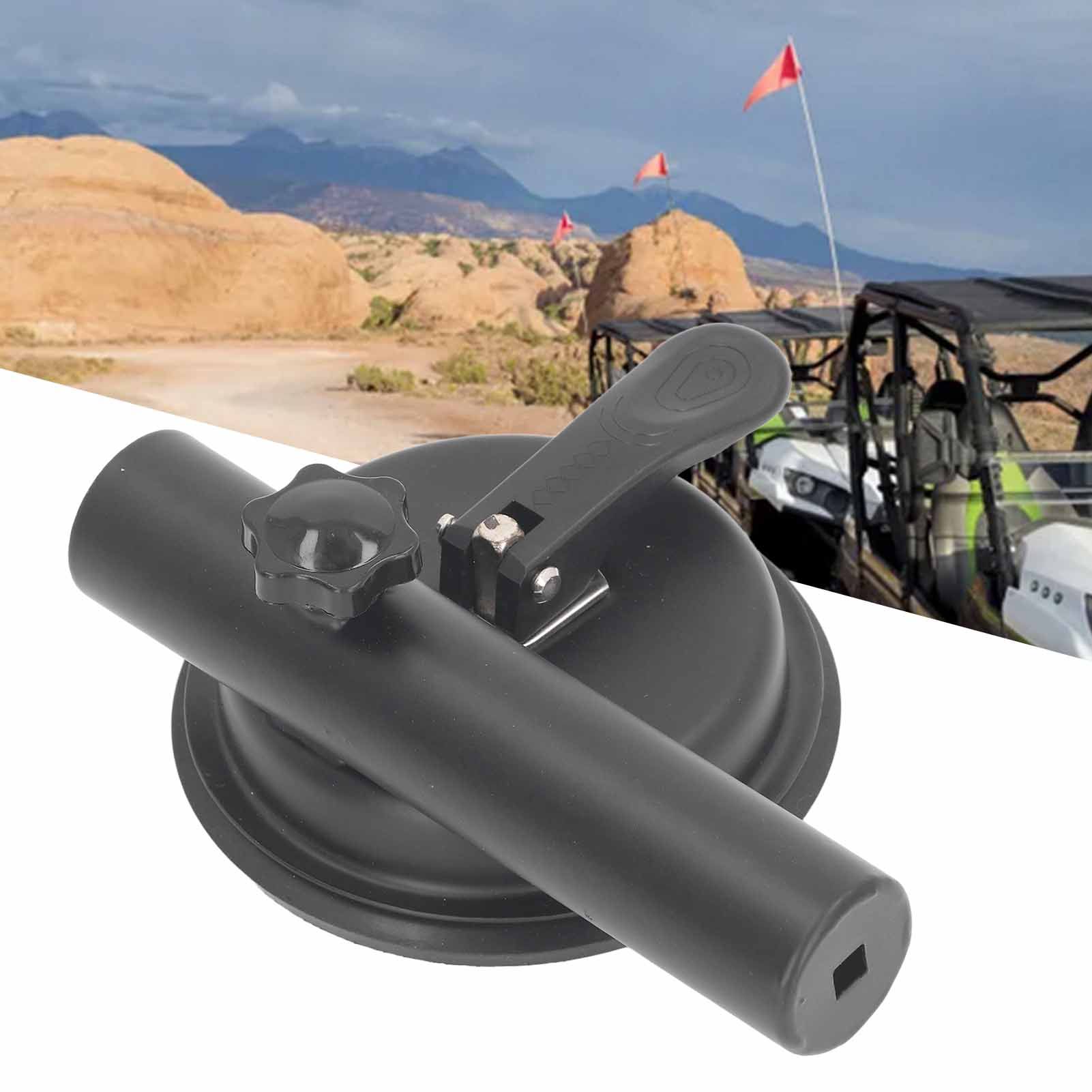 Universal Suction Cup Flag Pole Bracket Vehicle Flagpole Bracket Multi view 12