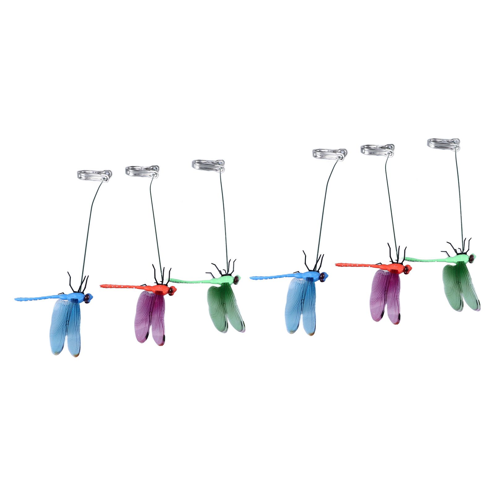 Dragonfly Clip Fake Dragonfly Pole Clips Natural Organic Concept 3D Dragonfly view 2