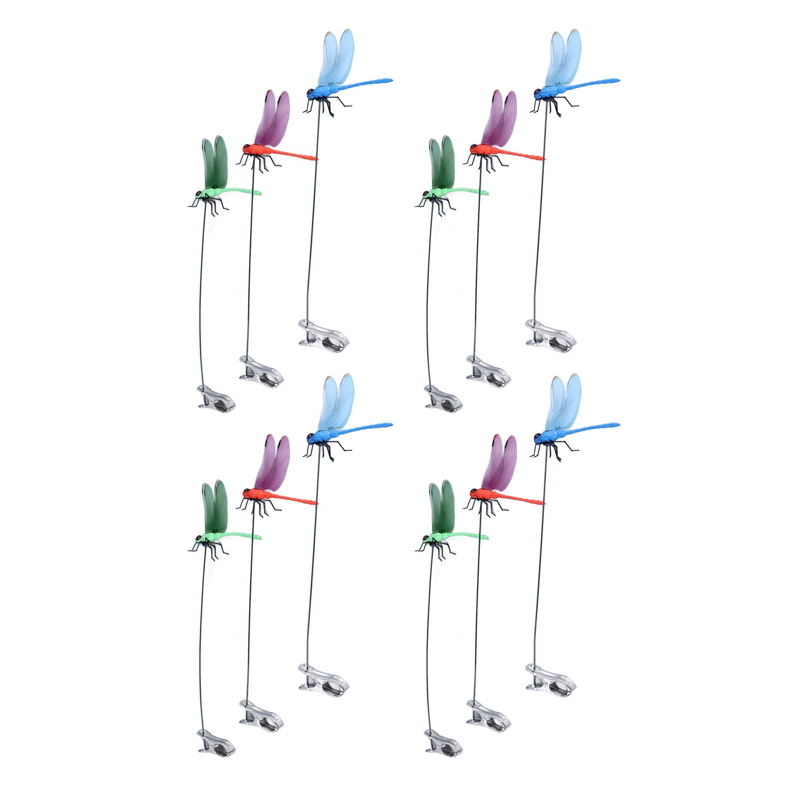 Dragonfly Clip Fake Dragonfly Pole Clips Natural Organic Concept 3D Dragonfly view 3