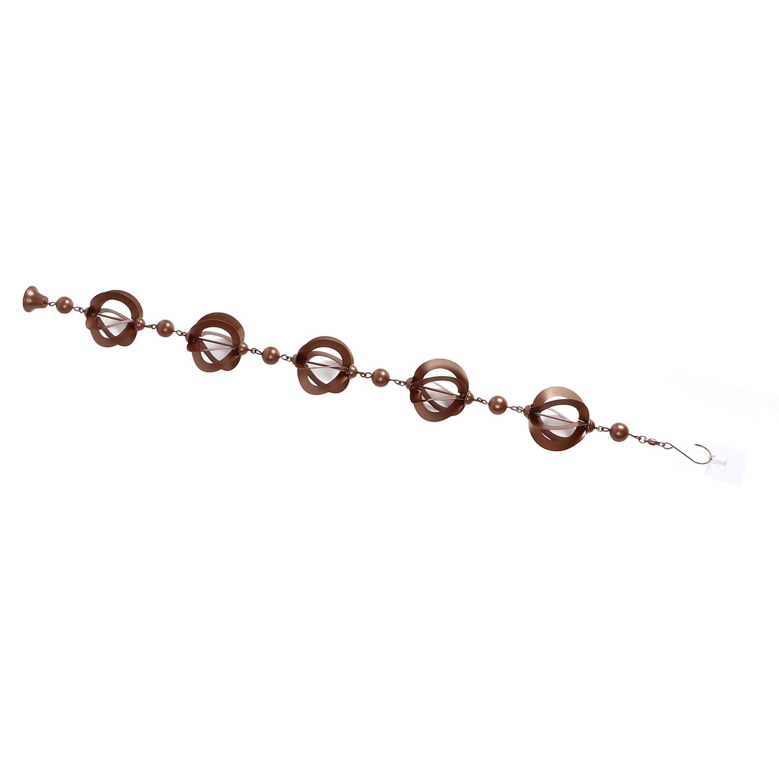 Hanging Rain Chain Metal Decorative Rotating Hollow Rain Chain for Garden view 7