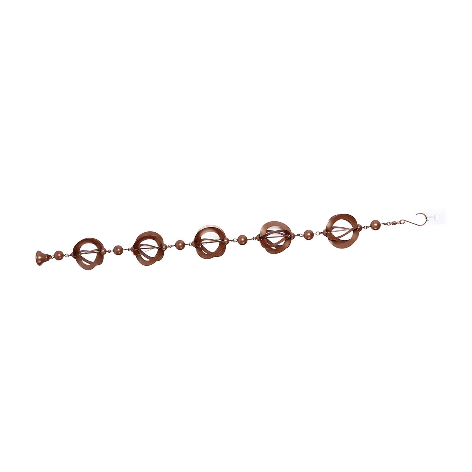 Hanging Rain Chain Metal Decorative Rotating Hollow Rain Chain for Garden view 8