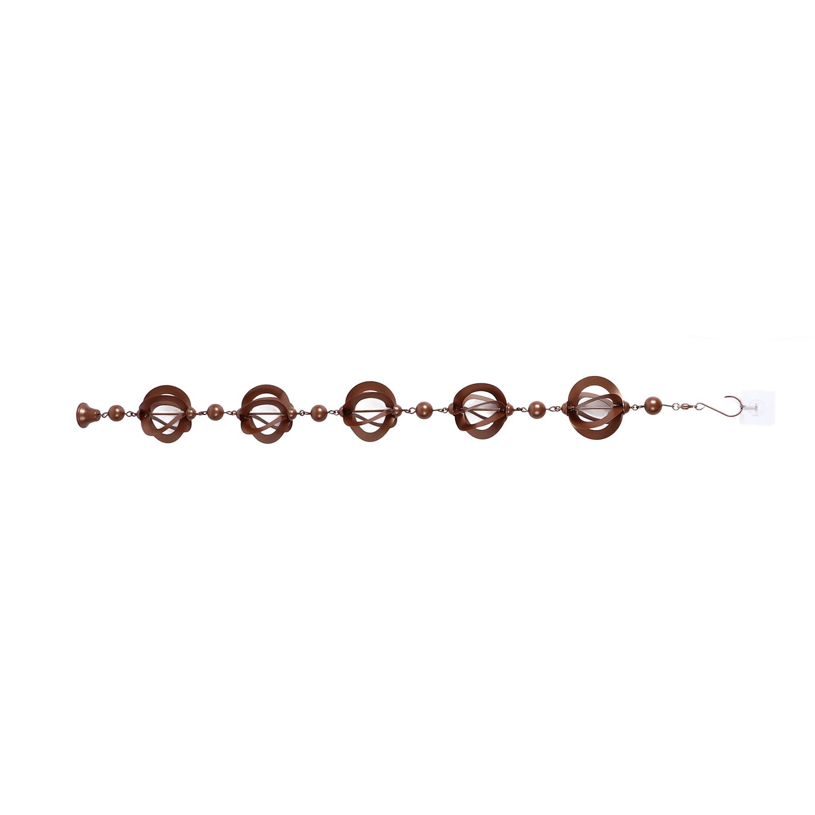 Hanging Rain Chain Metal Decorative Rotating Hollow Rain Chain for Garden view 9