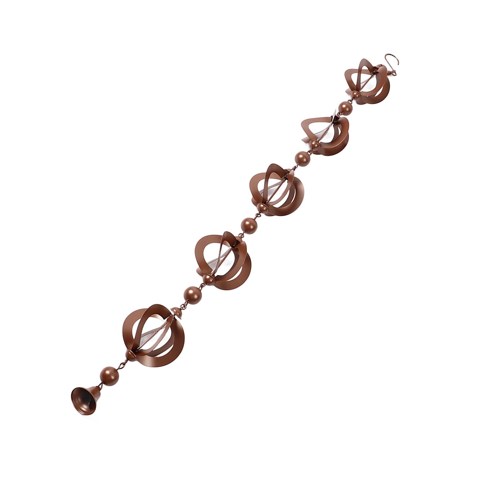 Hanging Rain Chain Metal Decorative Rotating Hollow Rain Chain for Garden view 10