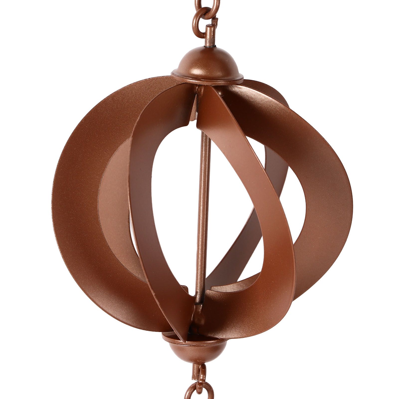 Hanging Rain Chain Metal Decorative Rotating Hollow Rain Chain for Garden view 14