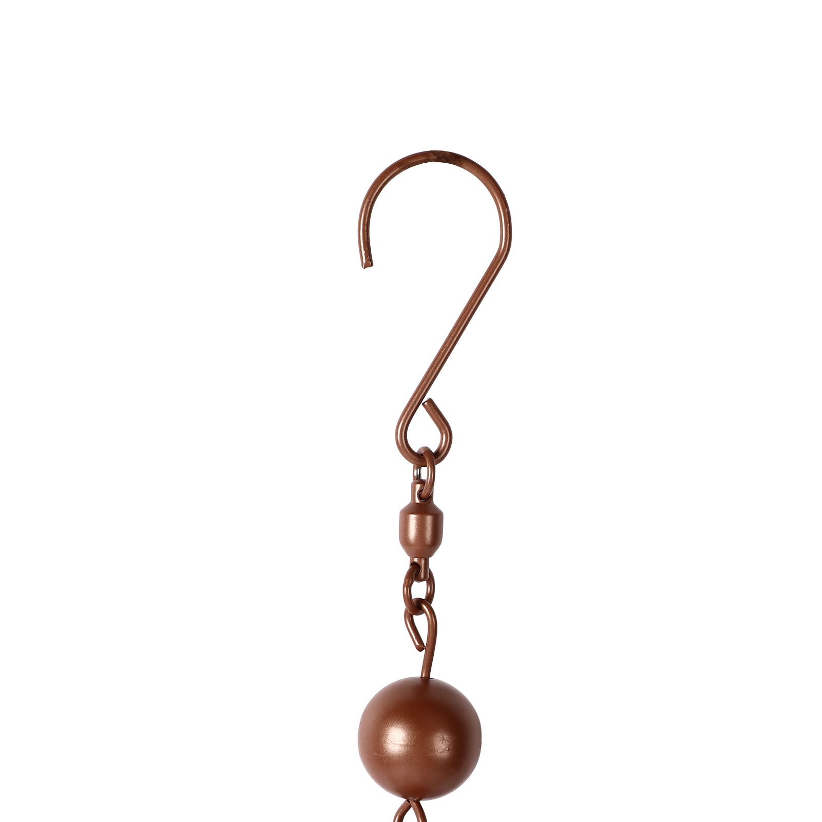 Hanging Rain Chain Metal Decorative Rotating Hollow Rain Chain for Garden view 15