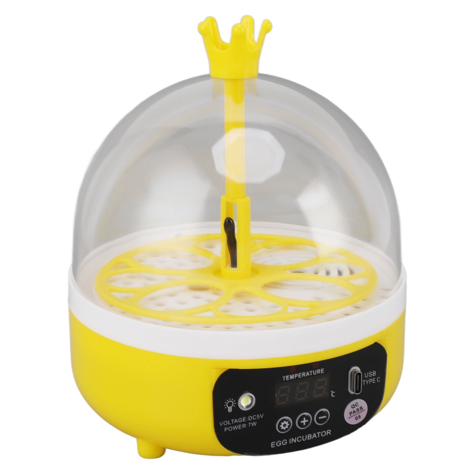Mini Egg Incubator for Home Automatic Temperature Humidity Control 4 Eggs view 3