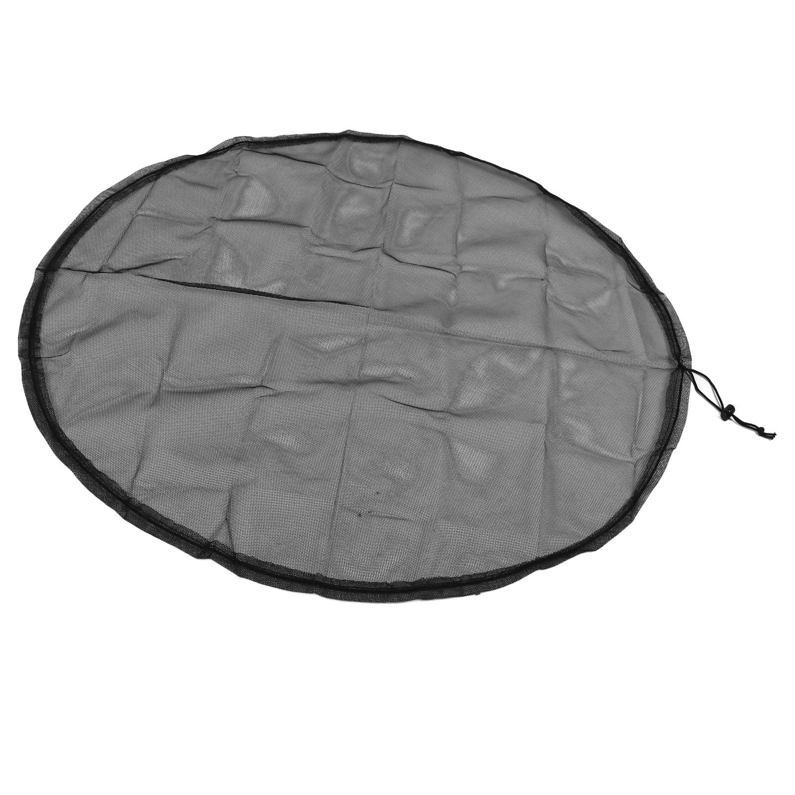 2PCS Water Collection Mesh Cover Black Netting Screen Drawstring 37in Prevents view 15