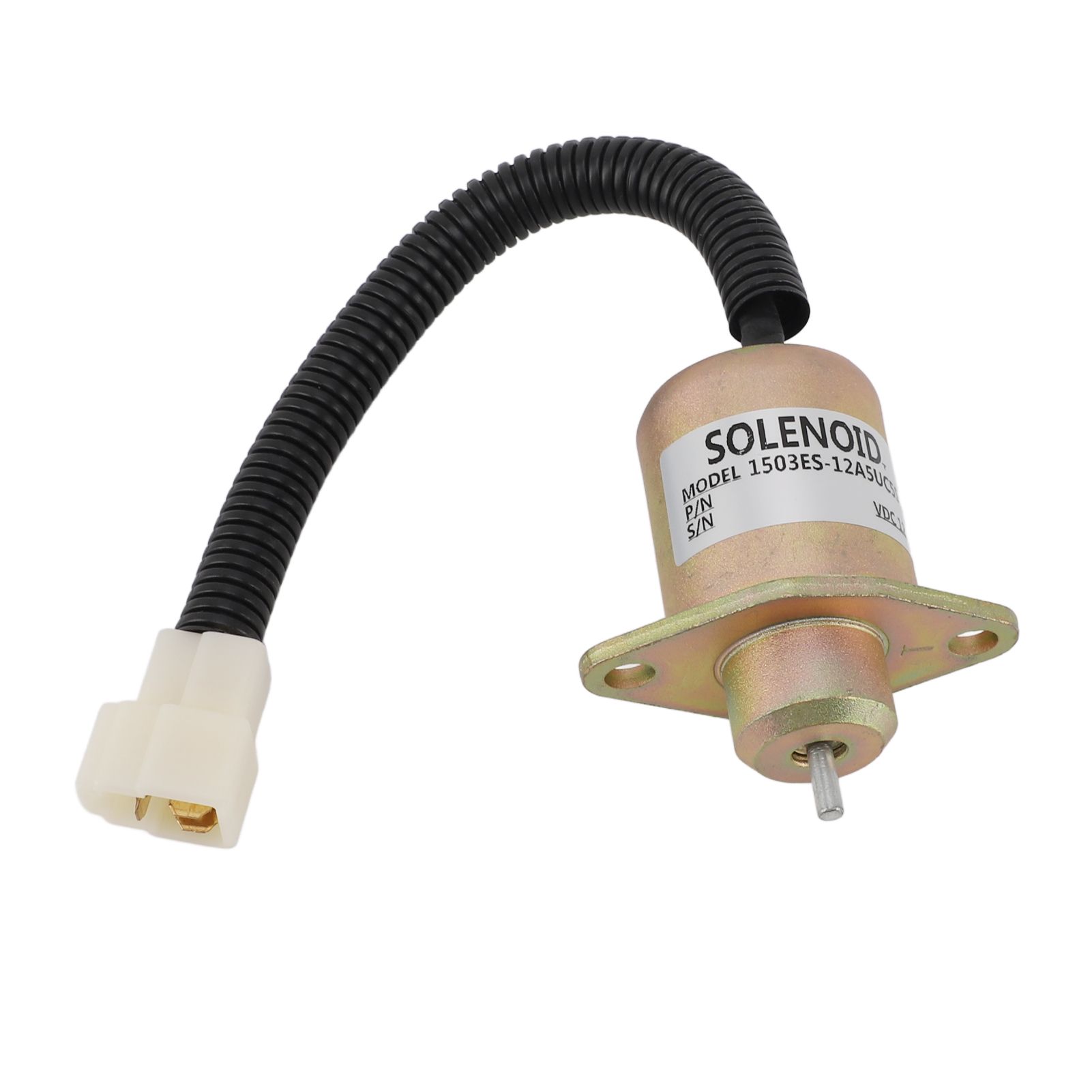 12V Fuel Shut Off Solenoid Valve 1503es 12a5uc5s Accurate Anti Interference view 2