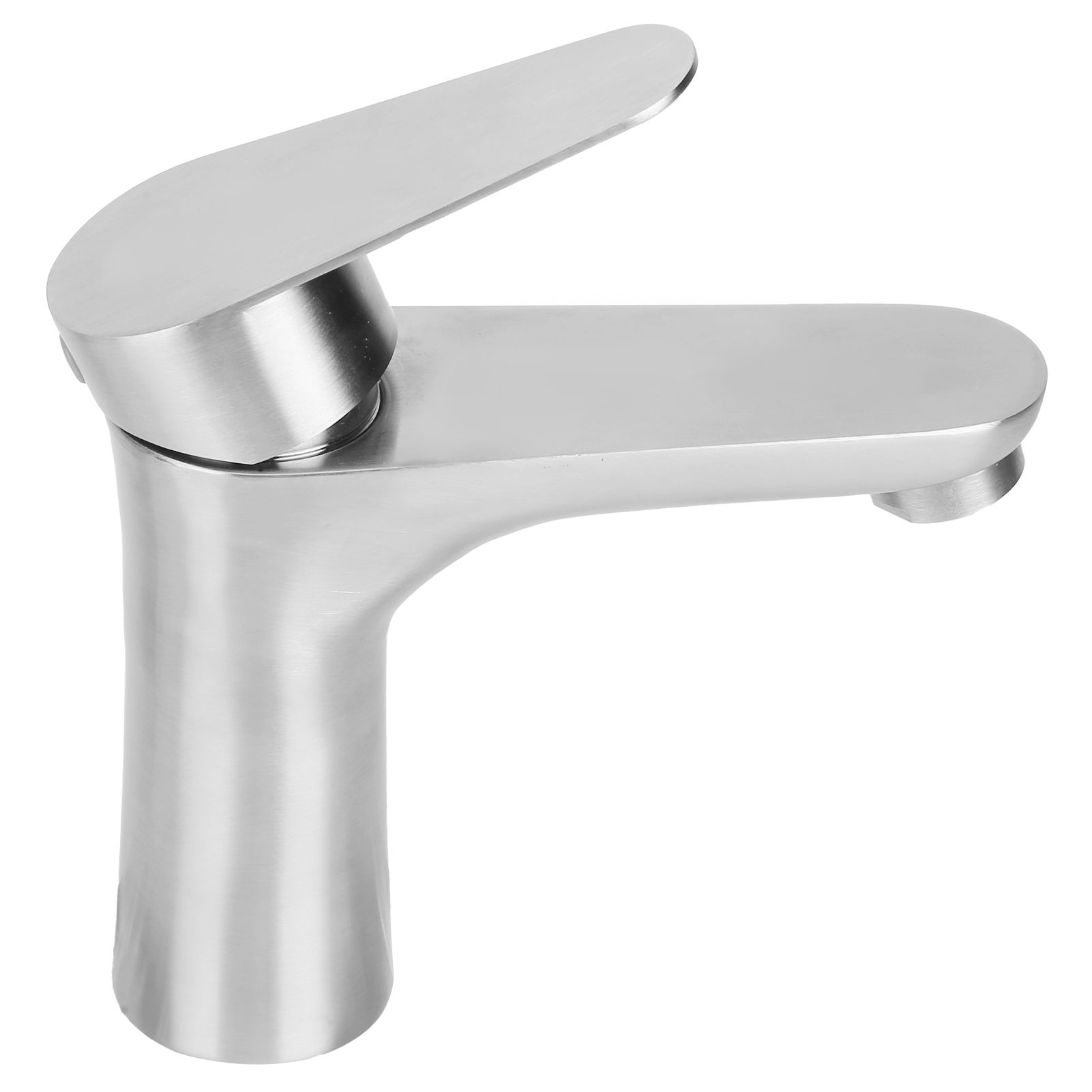 Stainless Steel Hot Cold Faucet Mixer Water Tap Sink Faucet with Single Handle view 2