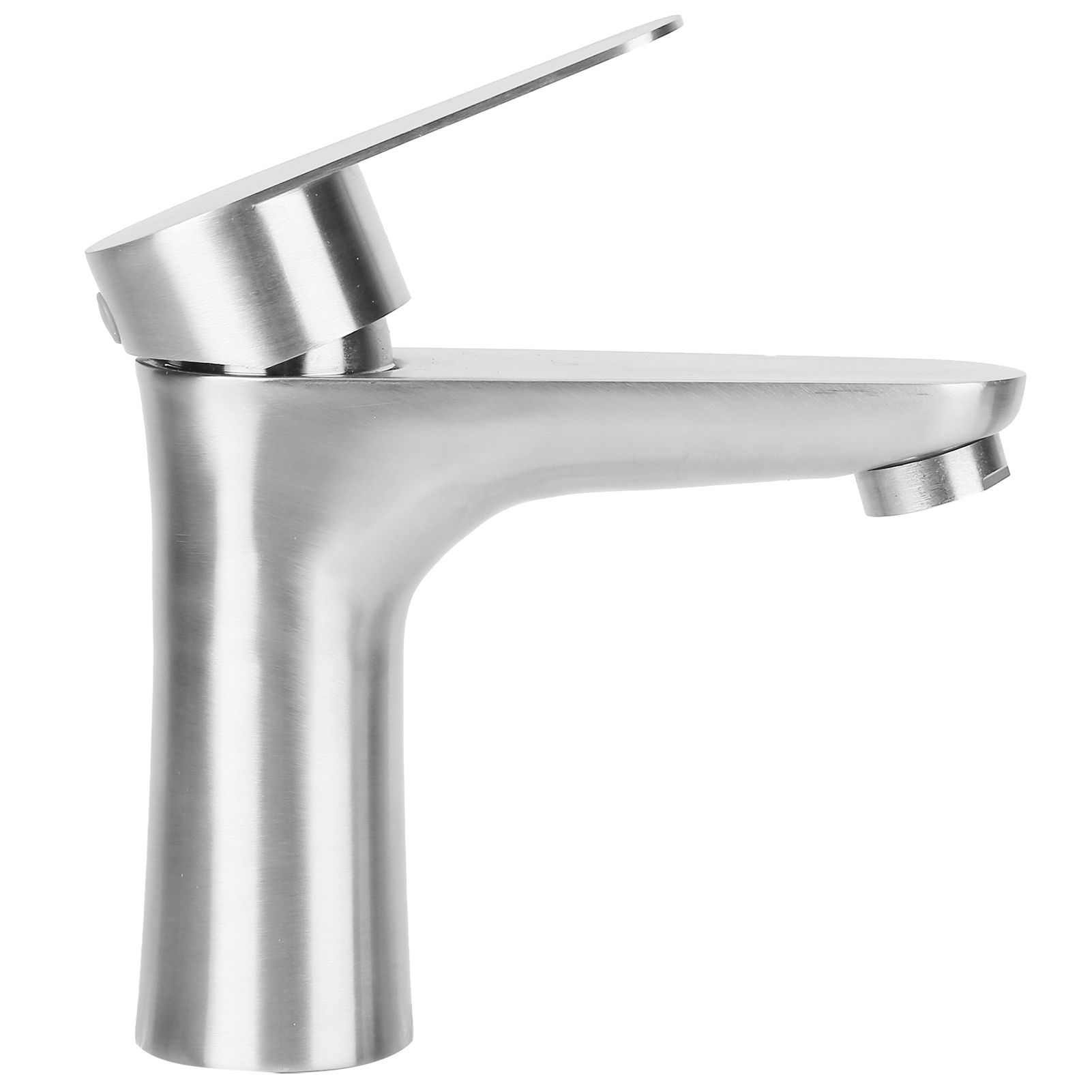 Stainless Steel Hot Cold Faucet Mixer Water Tap Sink Faucet with Single Handle view 3