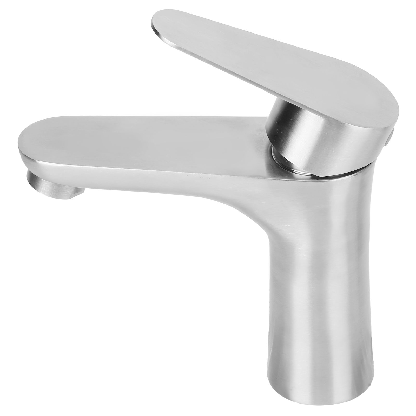 Stainless Steel Hot Cold Faucet Mixer Water Tap Sink Faucet with Single Handle view 4