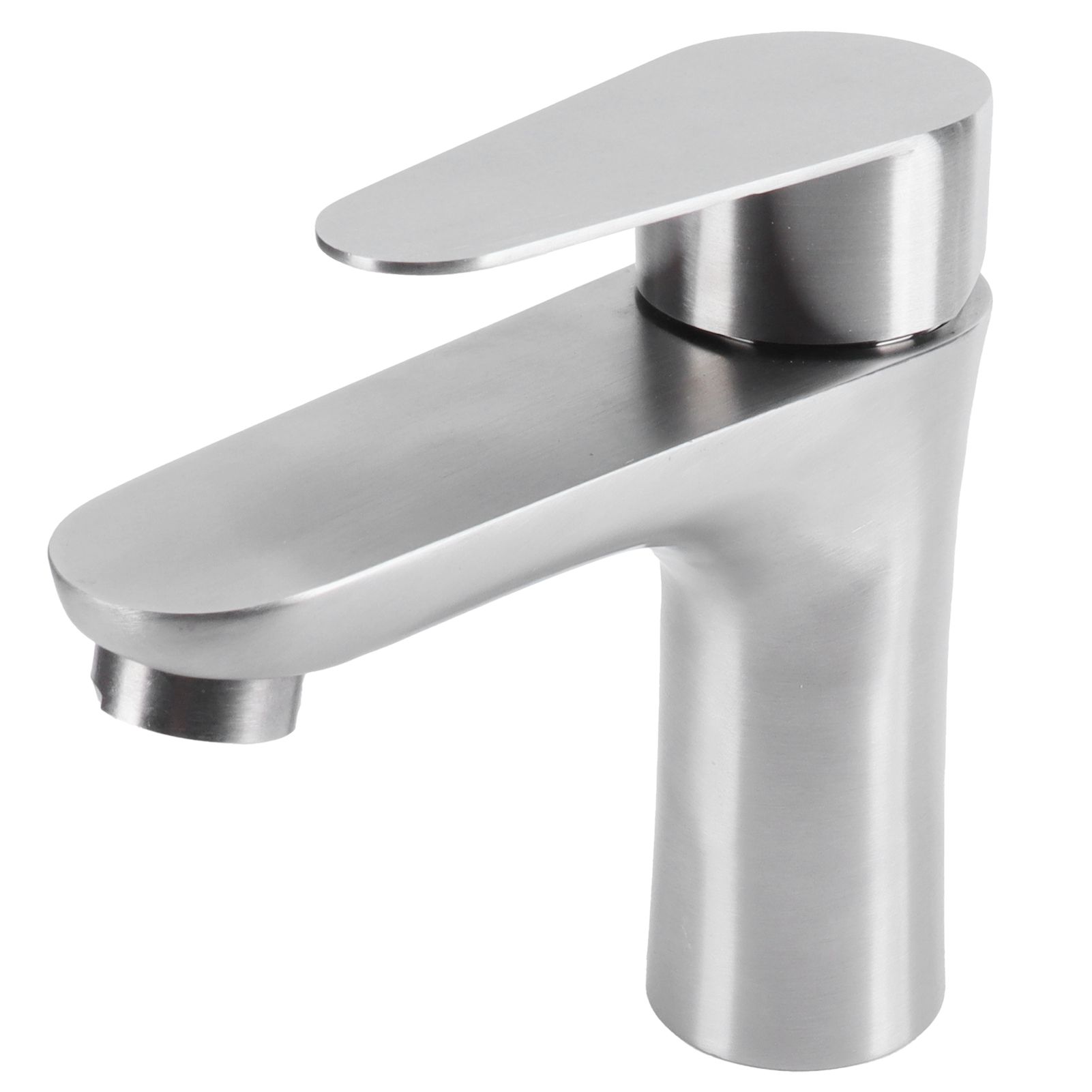 Stainless Steel Hot Cold Faucet Mixer Water Tap Sink Faucet with Single Handle view 5