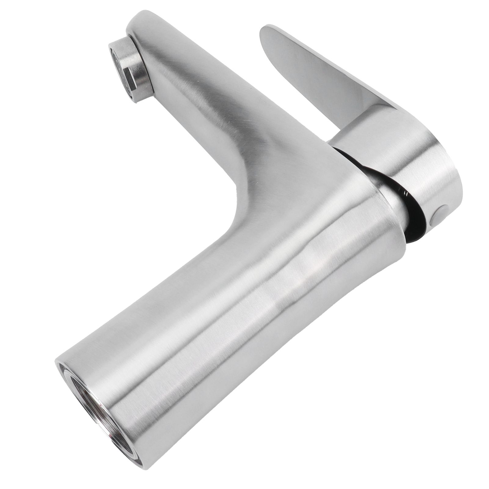 Stainless Steel Hot Cold Faucet Mixer Water Tap Sink Faucet with Single Handle view 10