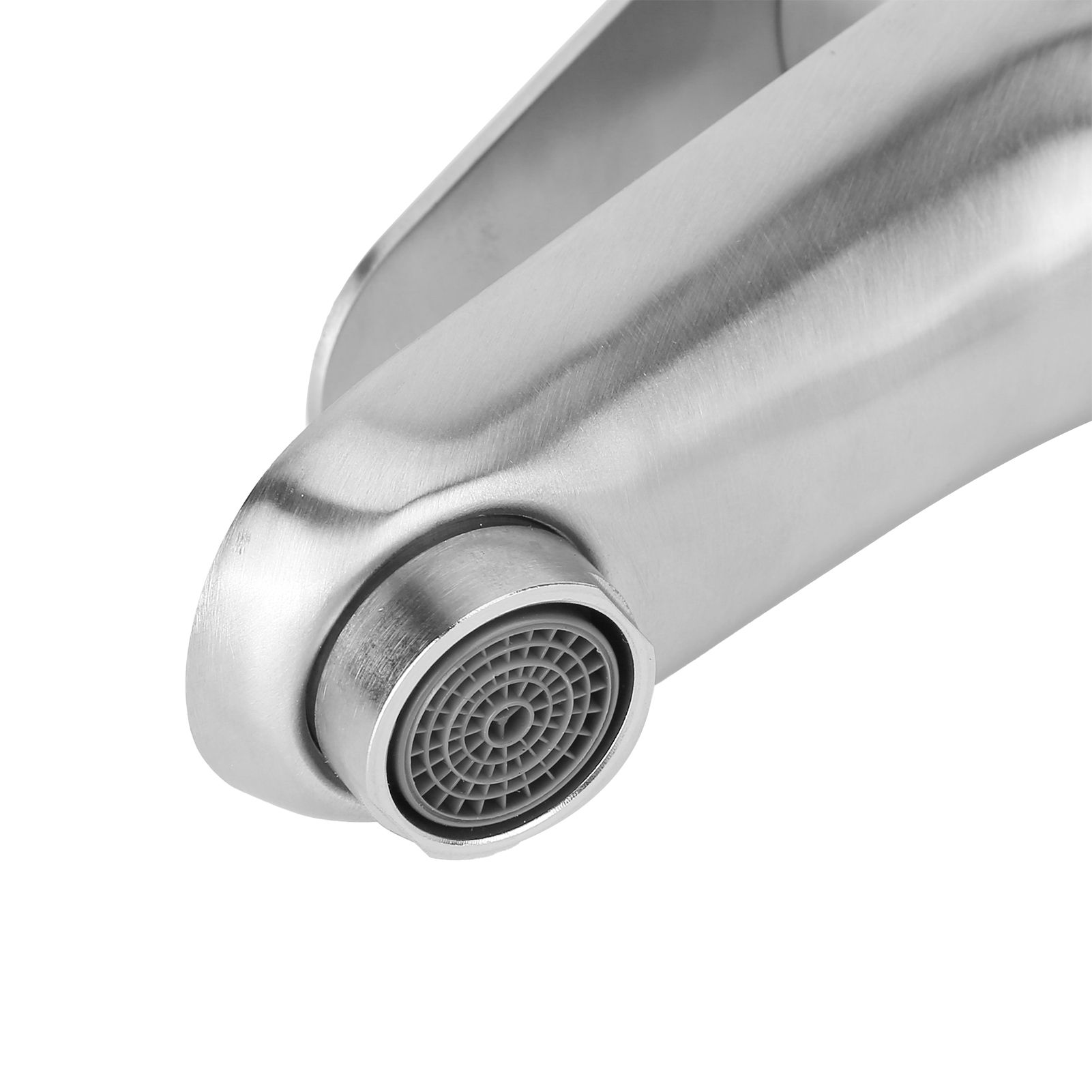 Stainless Steel Hot Cold Faucet Mixer Water Tap Sink Faucet with Single Handle view 13