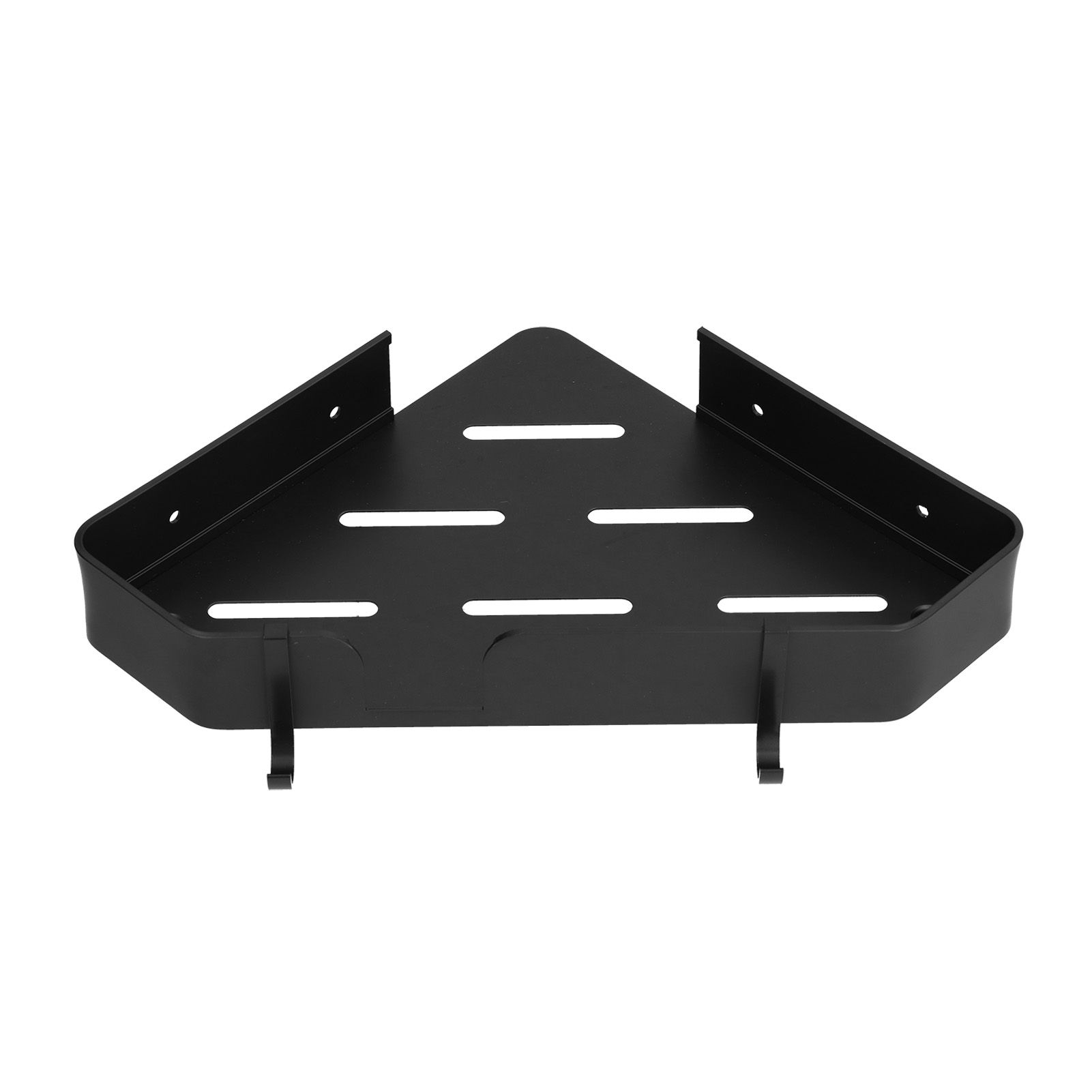 Shower Corner Shelf Aluminum Triangle Single Layer Storage Rack for Bathroom view 6