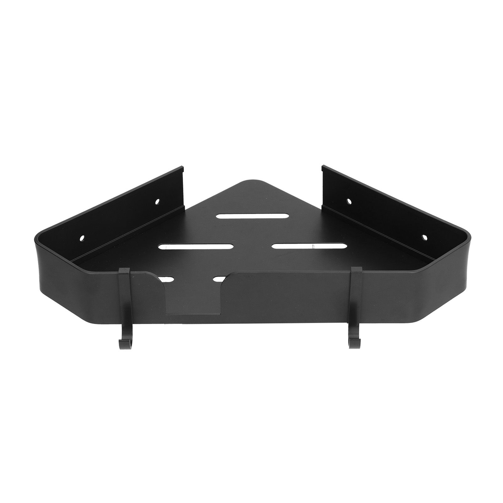 Shower Corner Shelf Aluminum Triangle Single Layer Storage Rack for Bathroom view 15