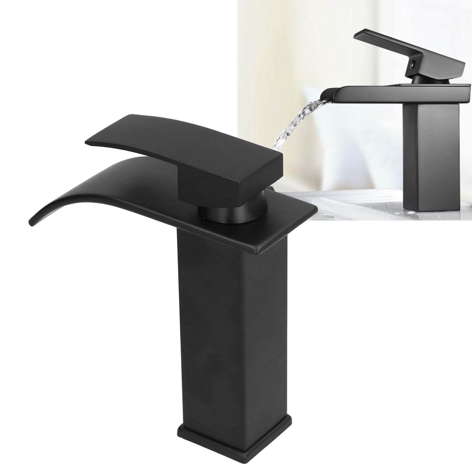 G1/2 Mixer Water Tap Basin Sink Faucet with Long Handle for Bathroom Hotel view 12