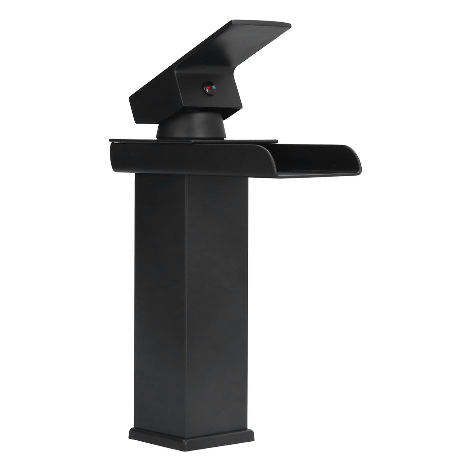 G1/2 Cold Hot Mixer Water Tap Black Faucet with Long Handle for Bathroom Hotel view 2