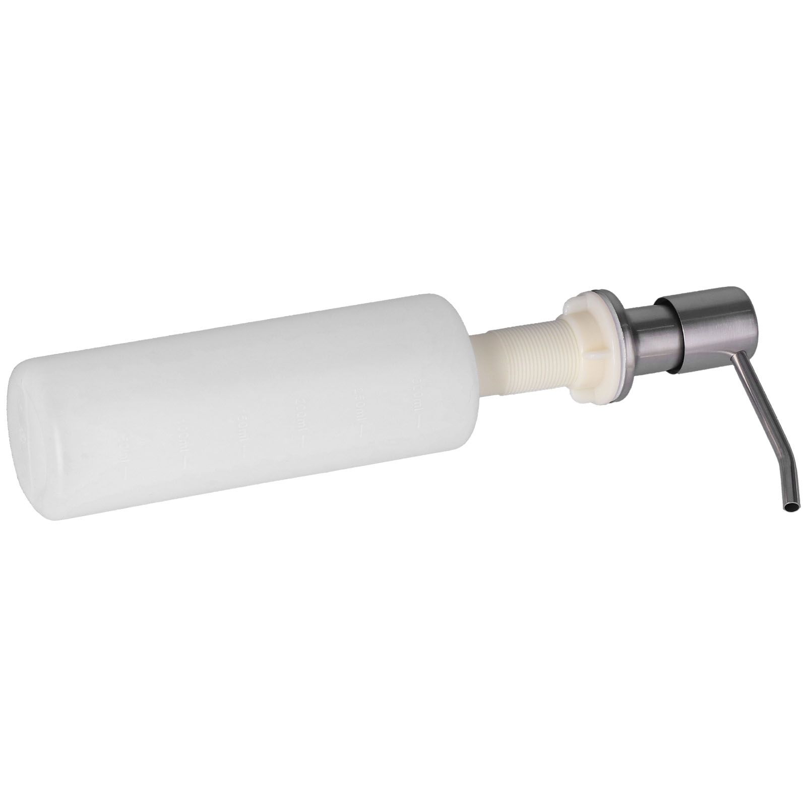 Sink Soap Dispenser Stainless Steel Press Head 300ML Soap Lotion Container view 2