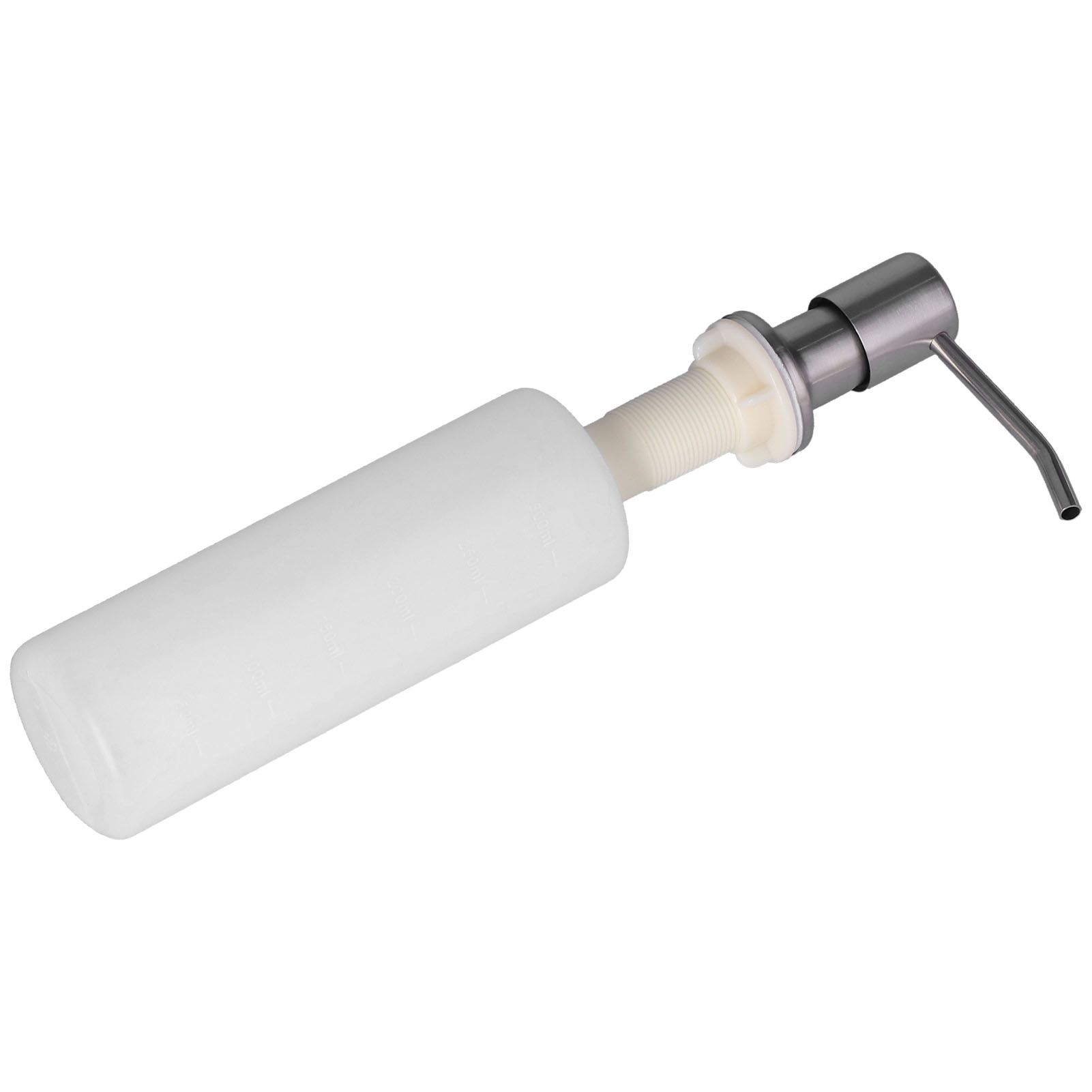 Sink Soap Dispenser Stainless Steel Press Head 300ML Soap Lotion Container view 3