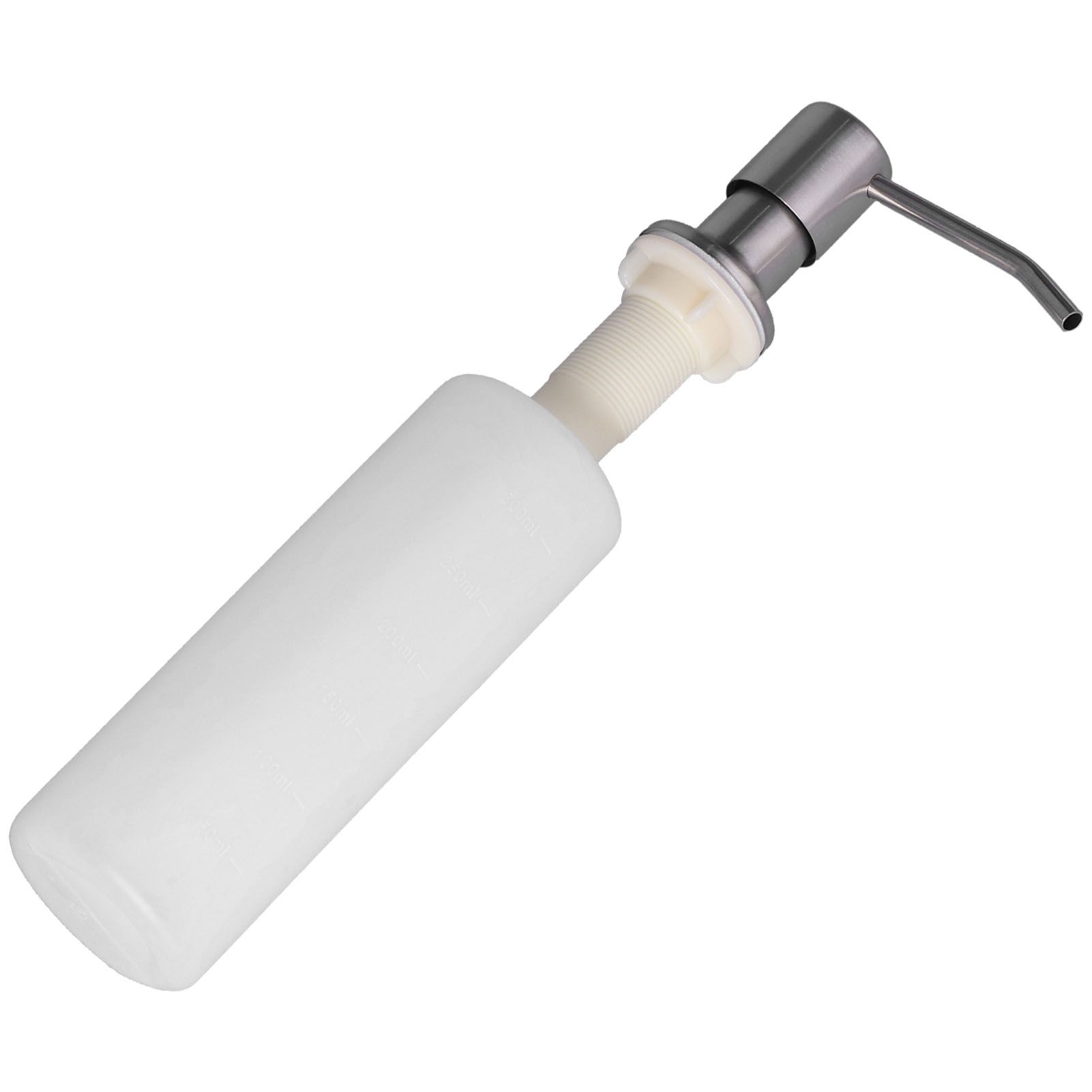Sink Soap Dispenser Stainless Steel Press Head 300ML Soap Lotion Container view 10
