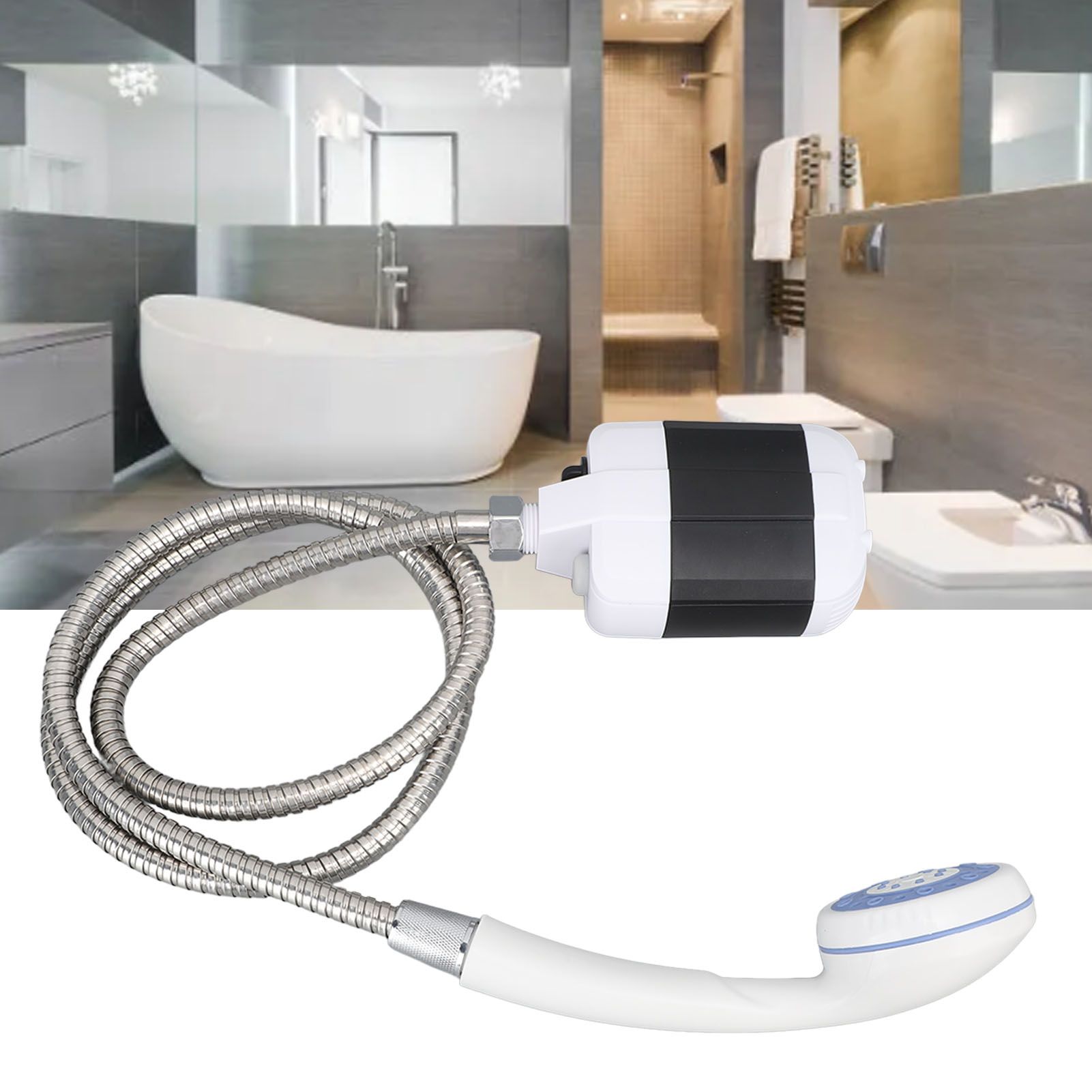 Rechargeable Camping Shower 2400mah USB Charging Powerful Waterproof Camping view 11
