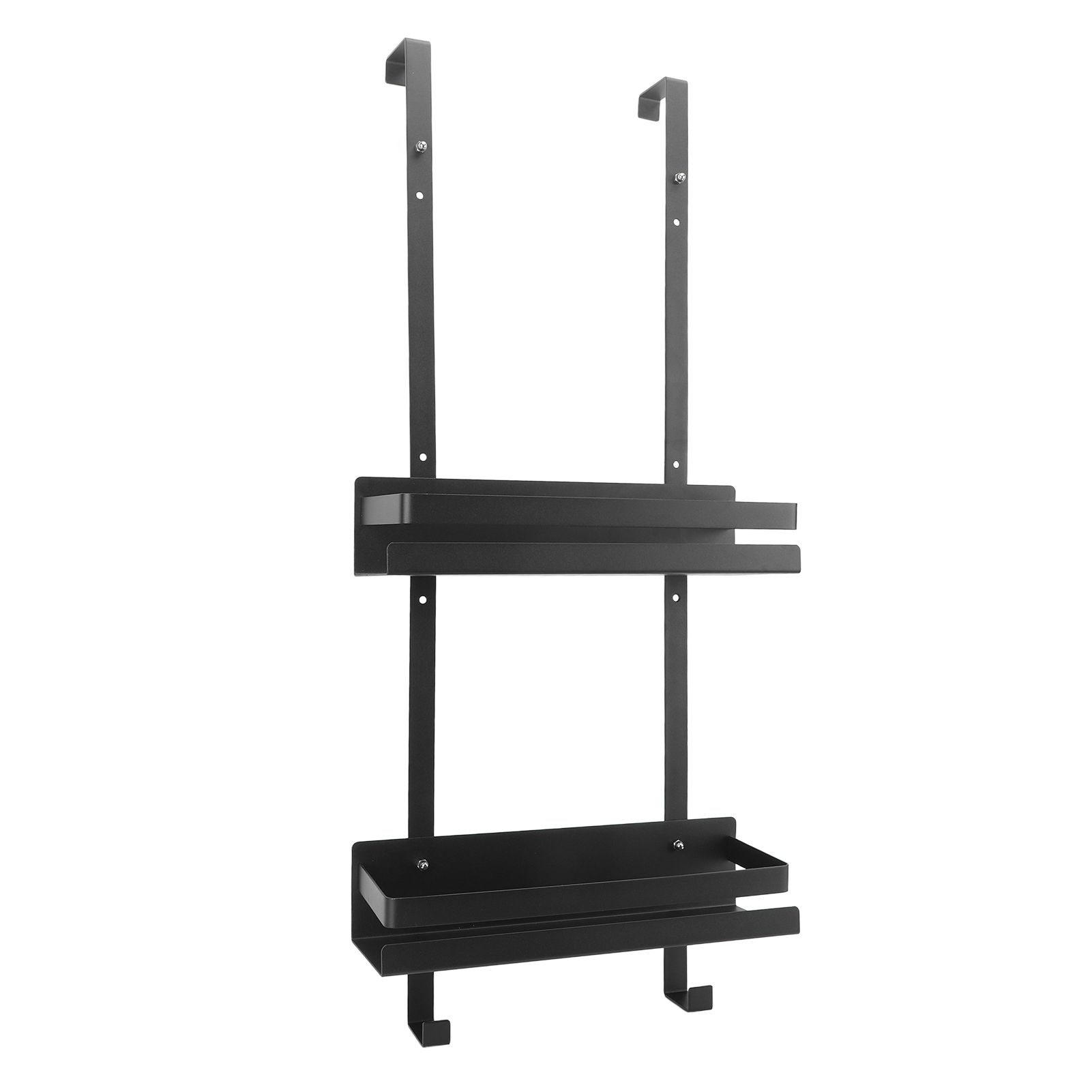 Wall Shower Shelf Large Space Metal Hanging Shower Organizer Rack with Suction view 7