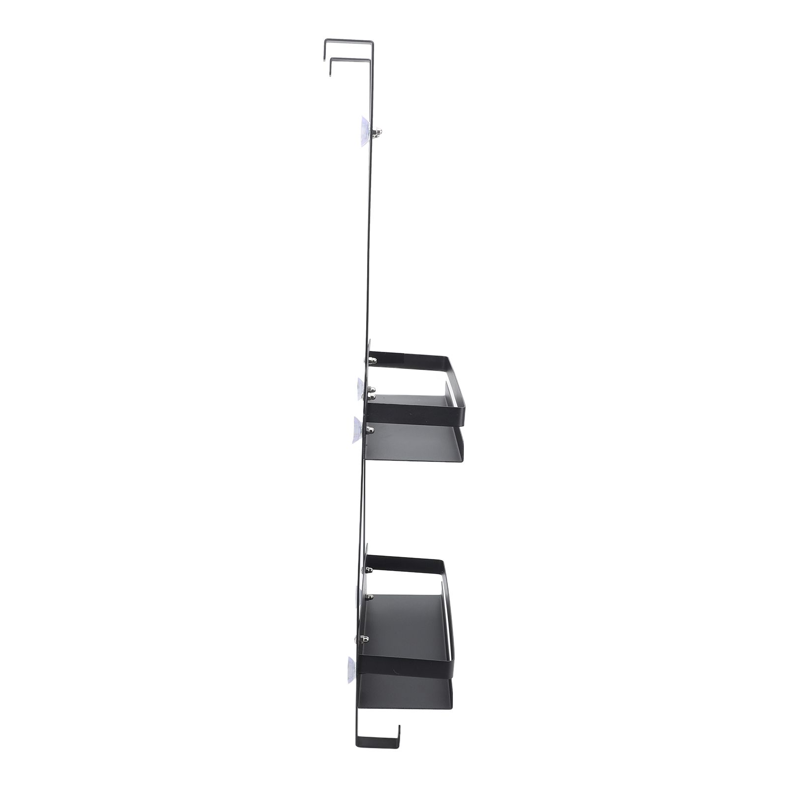 Wall Shower Shelf Large Space Metal Hanging Shower Organizer Rack with Suction view 14