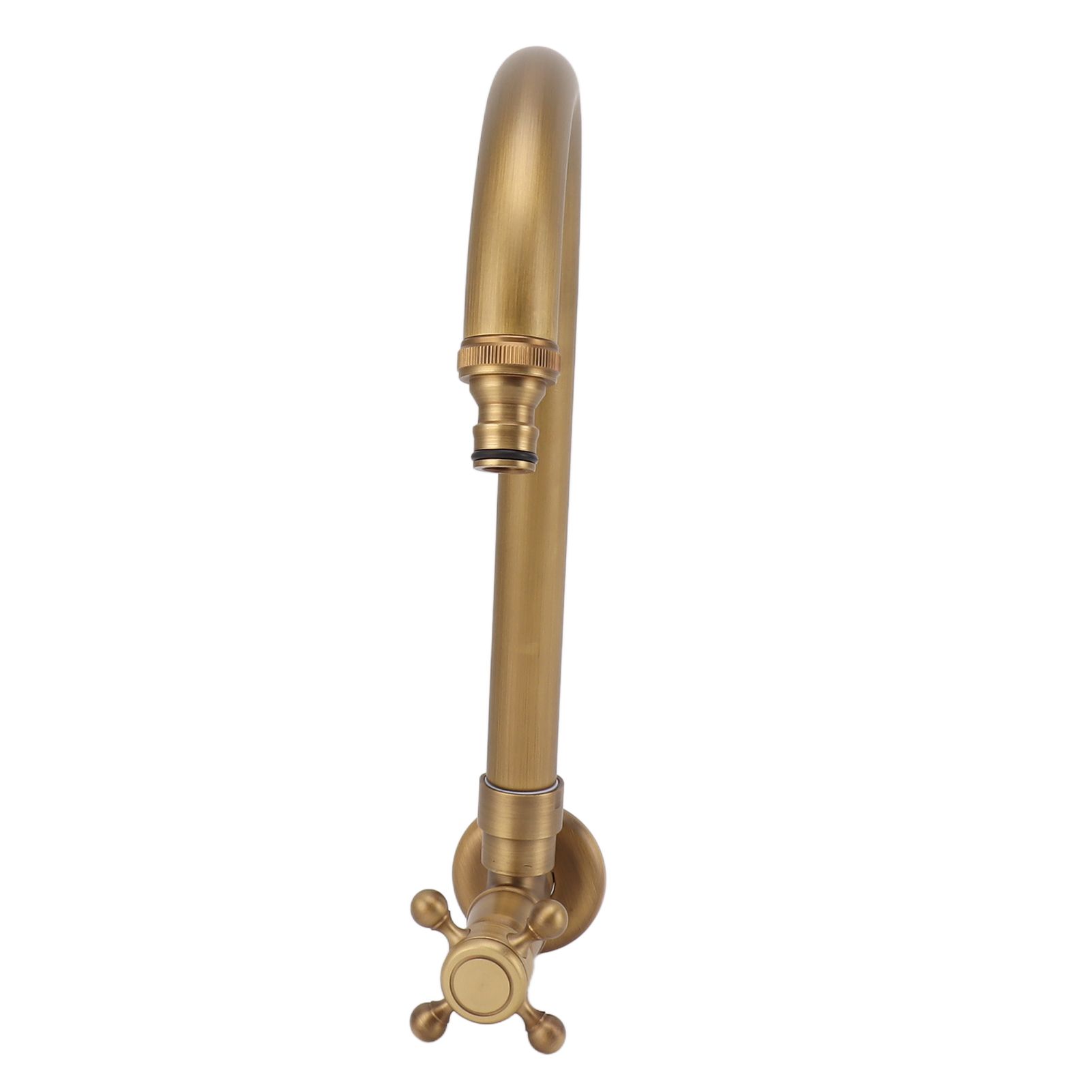 Garden Outdoor Faucet Antique In Wall Frost Crack Prevention 360 Degree view 8