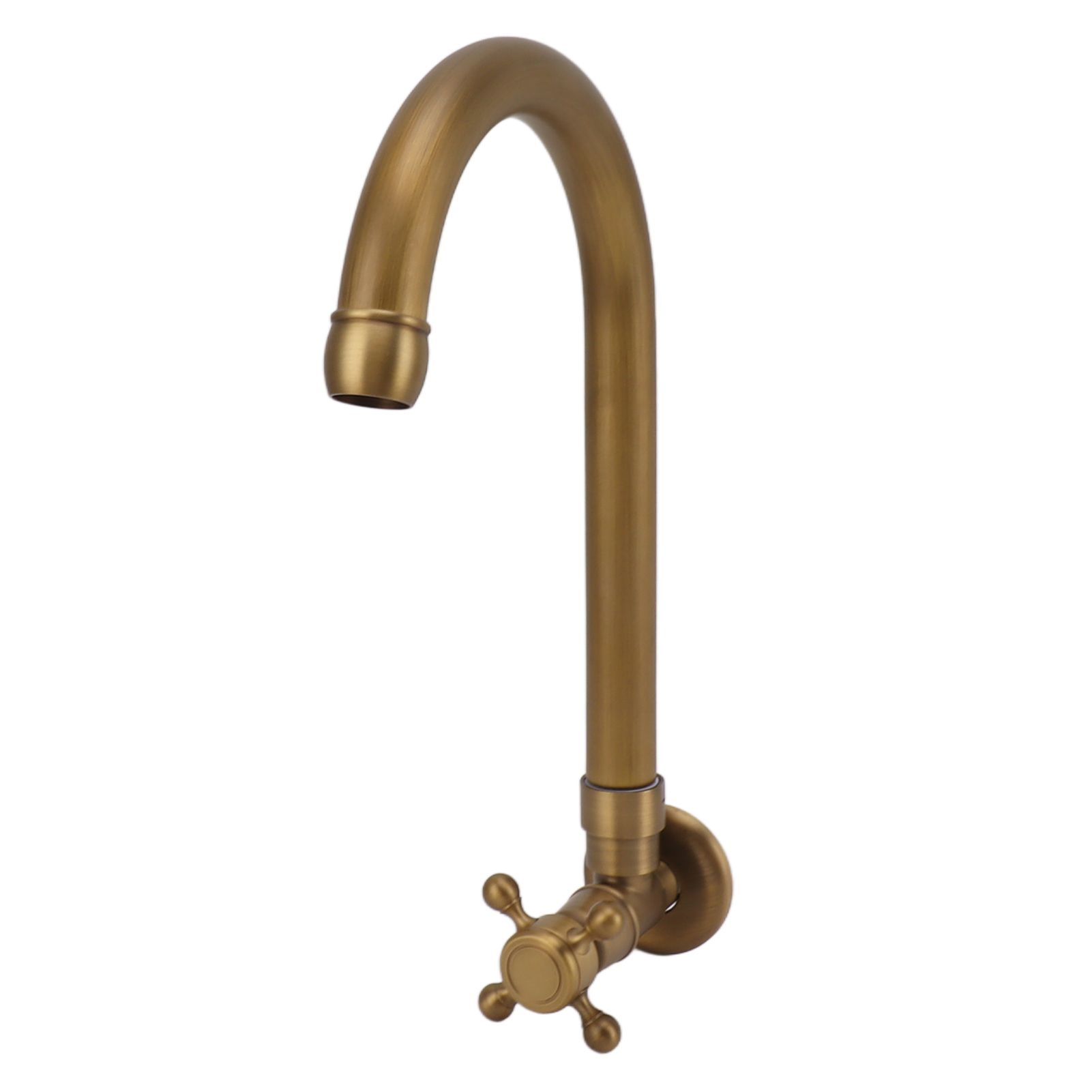 Garden Outdoor Faucet Antique In Wall Frost Crack Prevention 360 Degree view 4