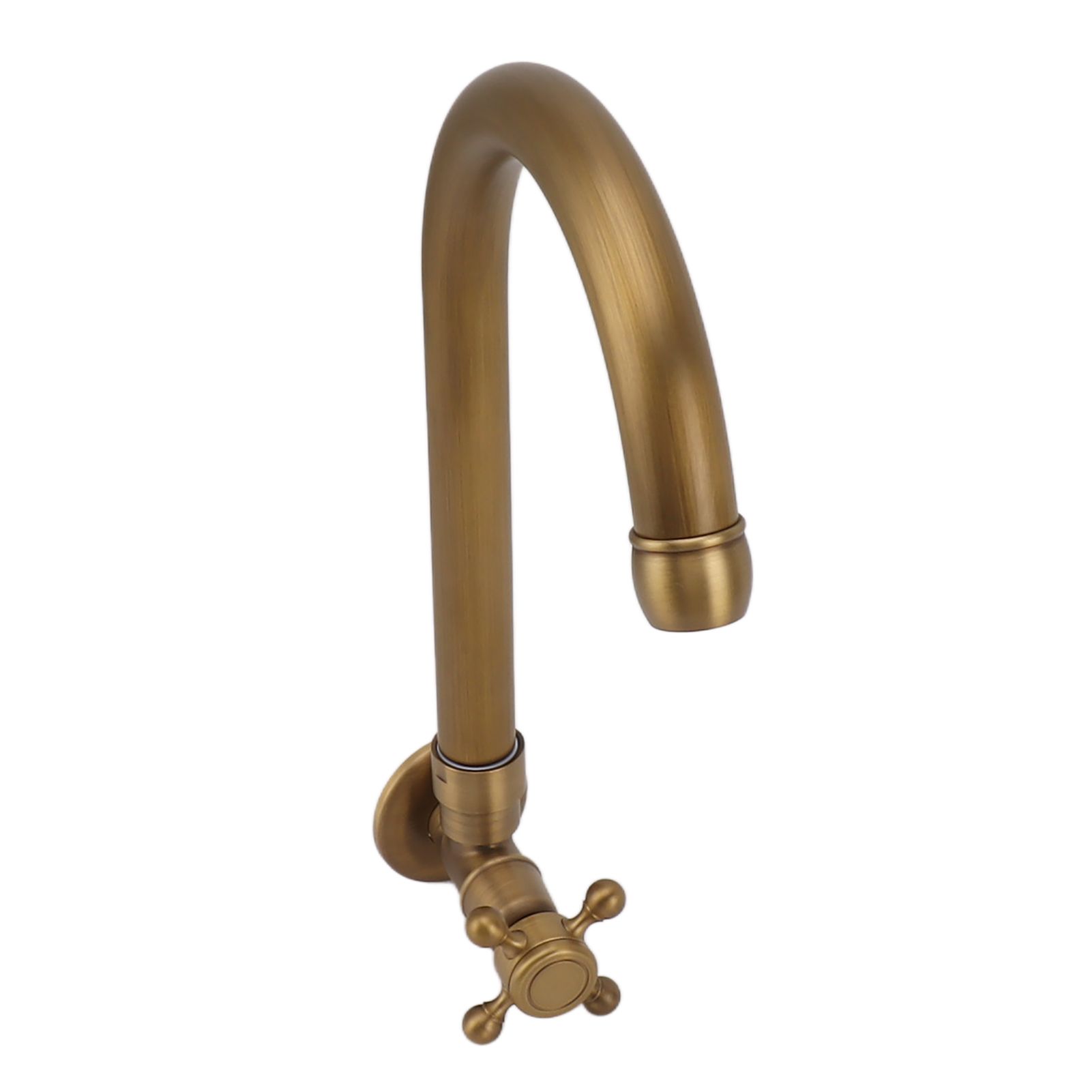 Garden Outdoor Faucet Antique In Wall Frost Crack Prevention 360 Degree view 6