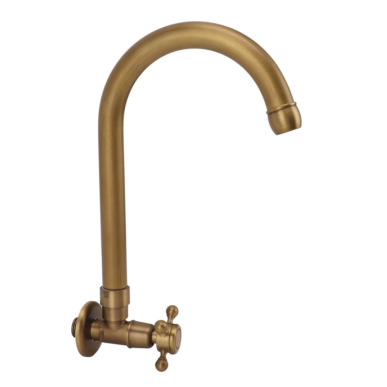 Garden Outdoor Faucet Antique In Wall Frost Crack Prevention 360 Degree view 10