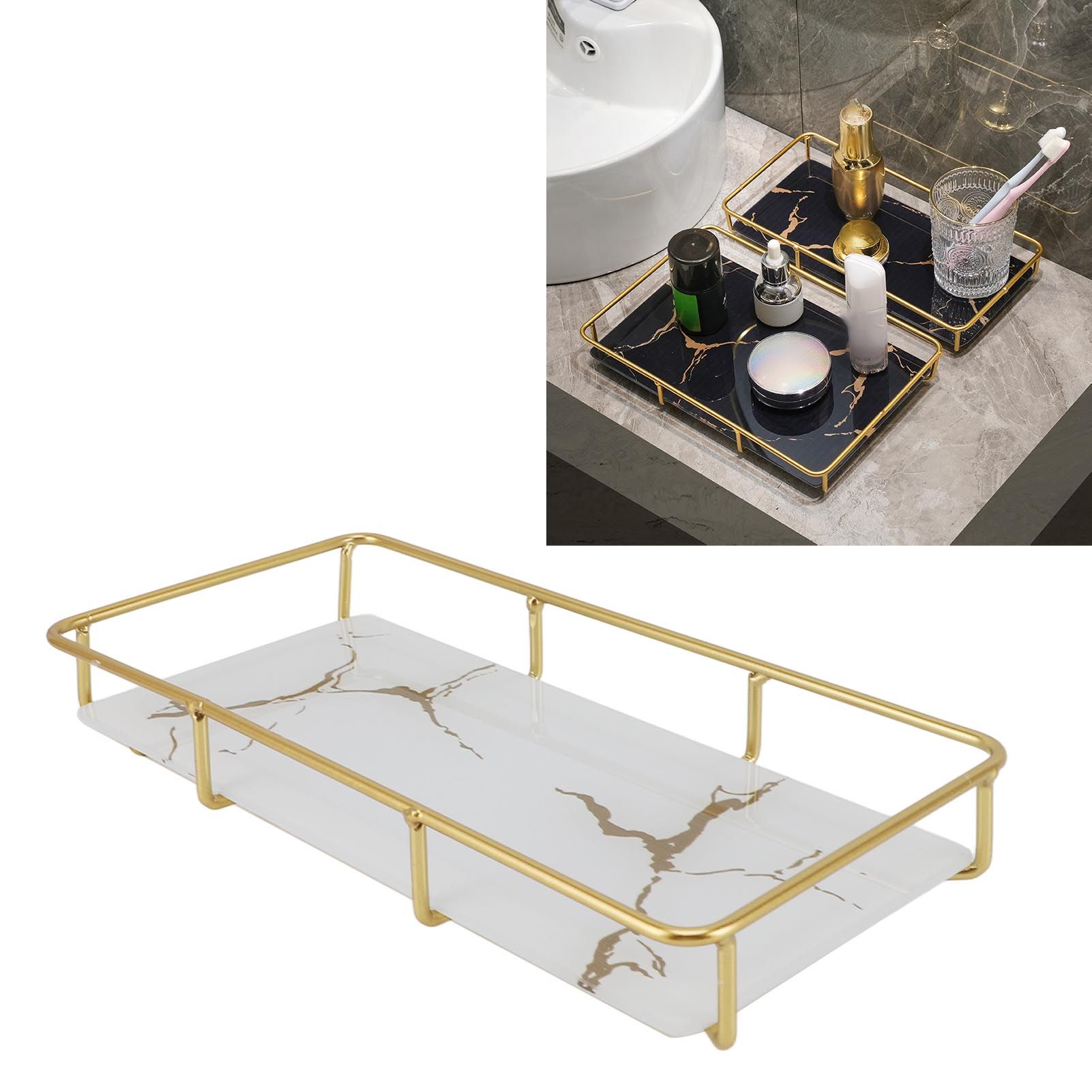 Bathroom Vanity Tray Modern Stylish Anti Slip Kitchen Sink Countertop Storage view 11
