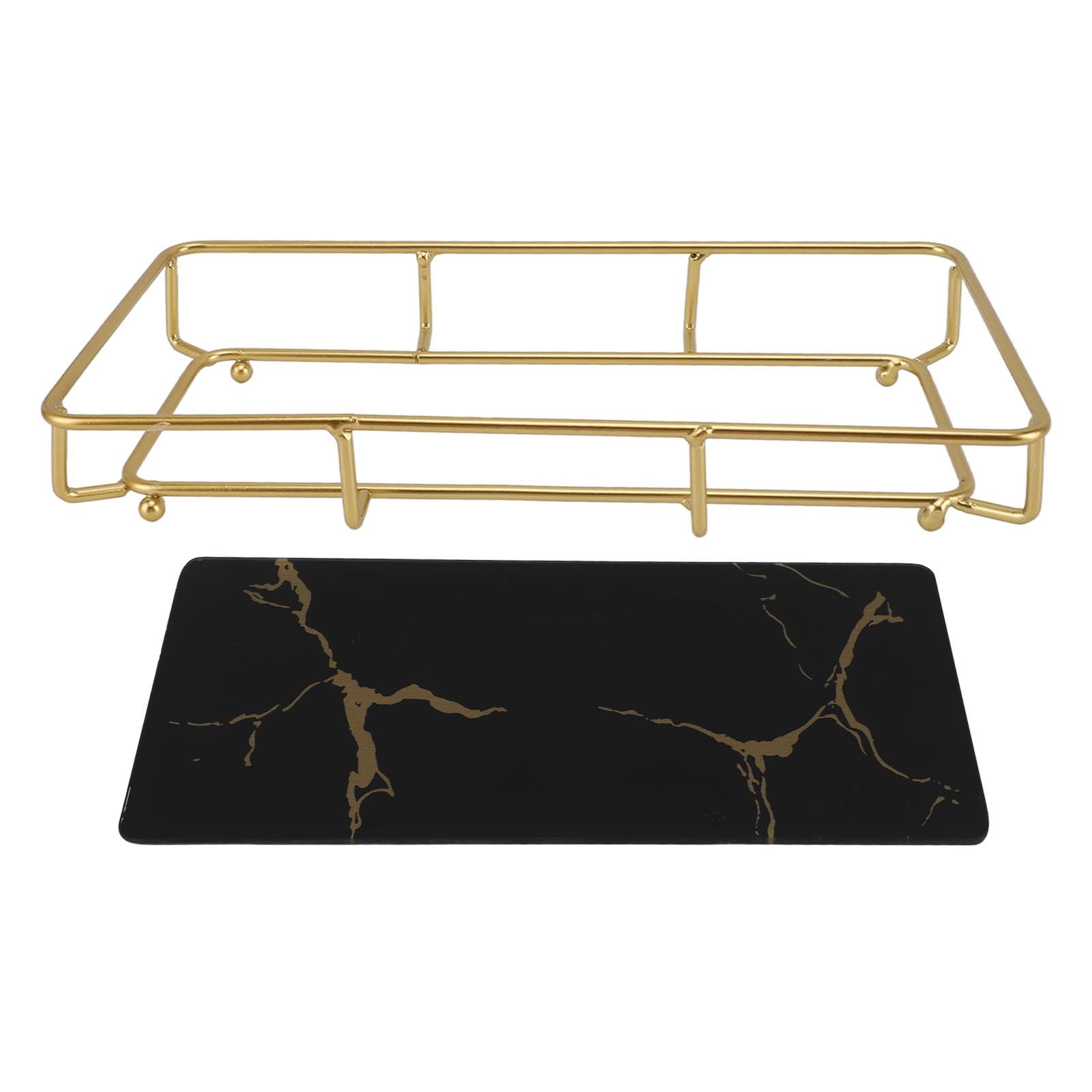 Bathroom Vanity Tray Modern Stylish Anti Slip Kitchen Sink Countertop Storage