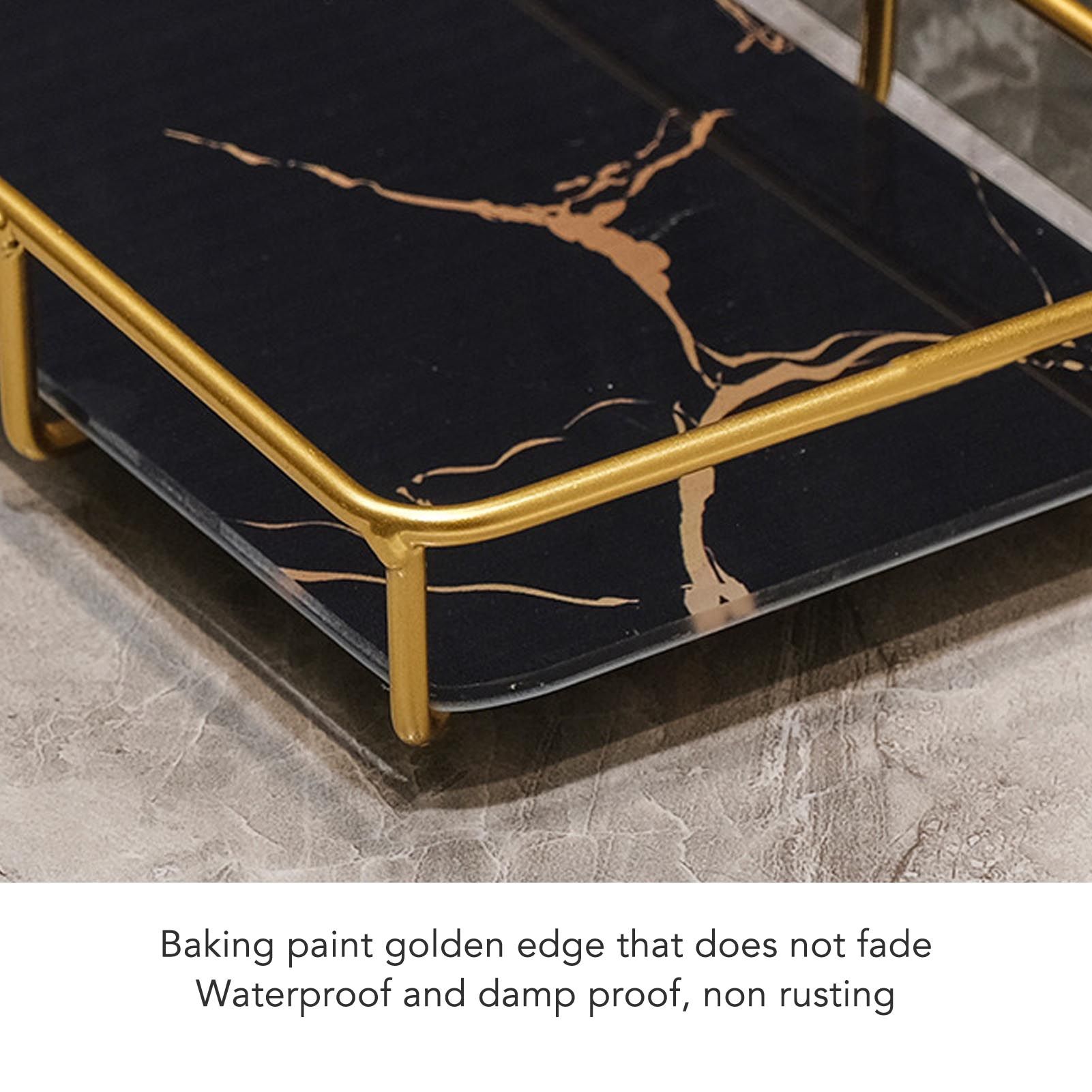 Bathroom Vanity Tray Modern Stylish Anti Slip Kitchen Sink Countertop Storage view 15