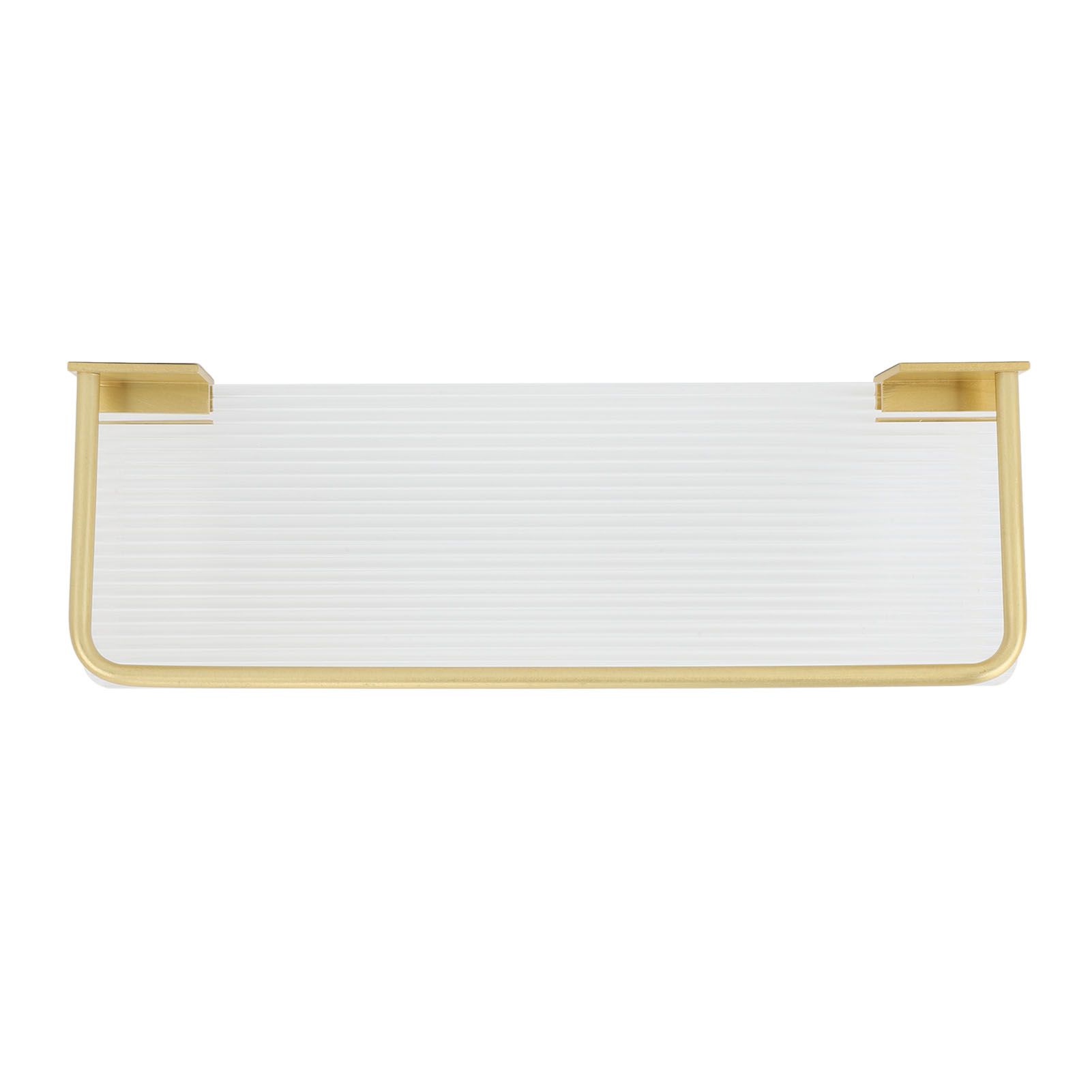 30cm Bathroom Wall Mounted Shelf Space Aluminum Acrylic Towel Rack Bathroom view 2