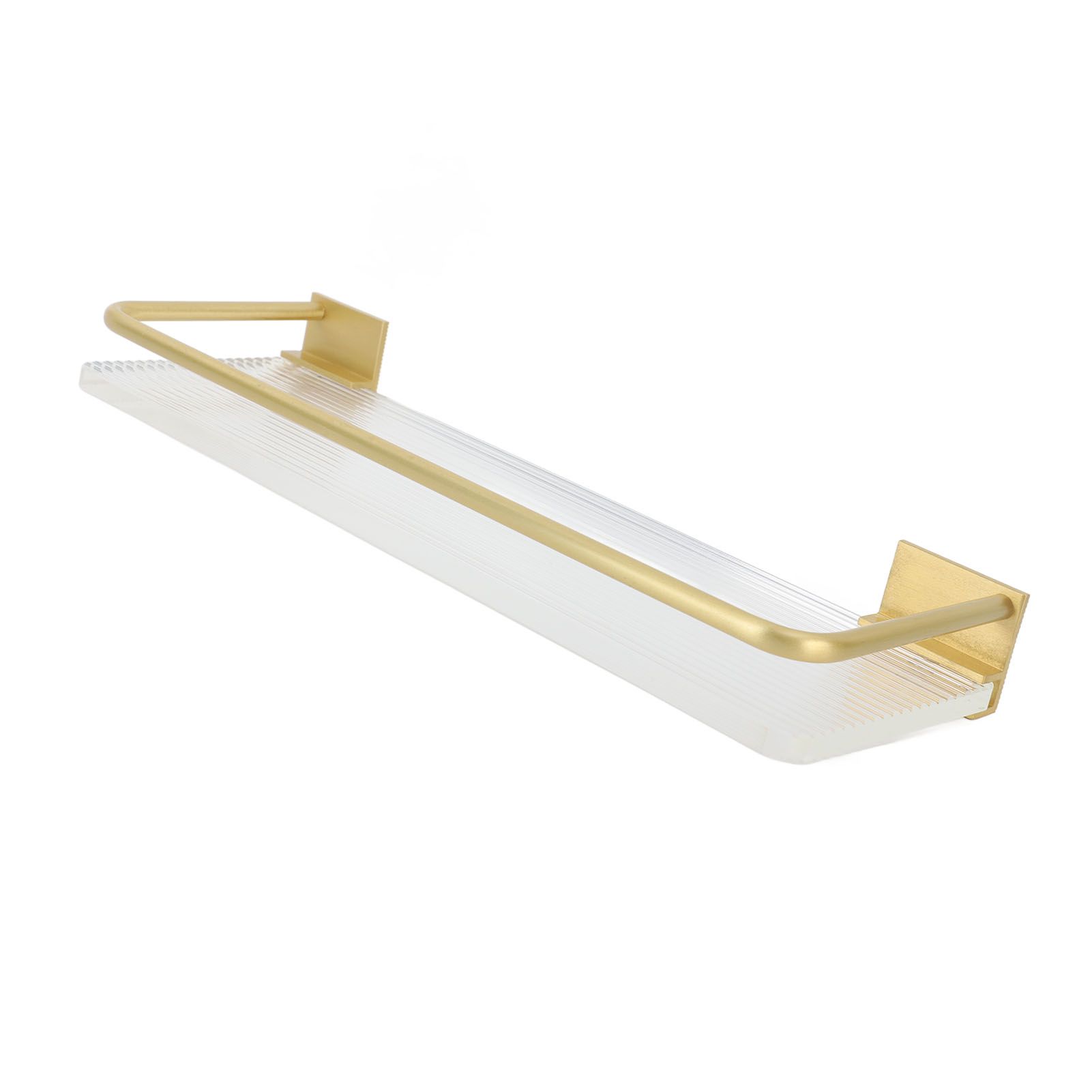 30cm Bathroom Wall Mounted Shelf Space Aluminum Acrylic Towel Rack Bathroom view 5