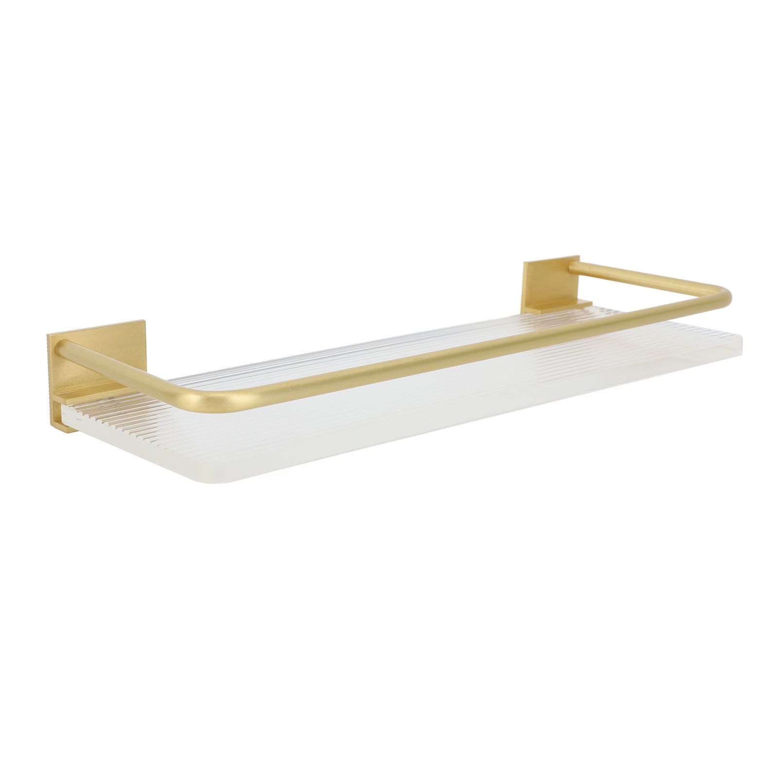 30cm Bathroom Wall Mounted Shelf Space Aluminum Acrylic Towel Rack Bathroom view 6